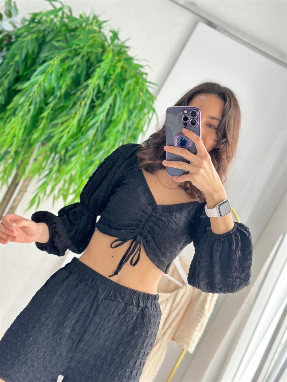 SİYAH BÜRÜMCÜK TAKIM