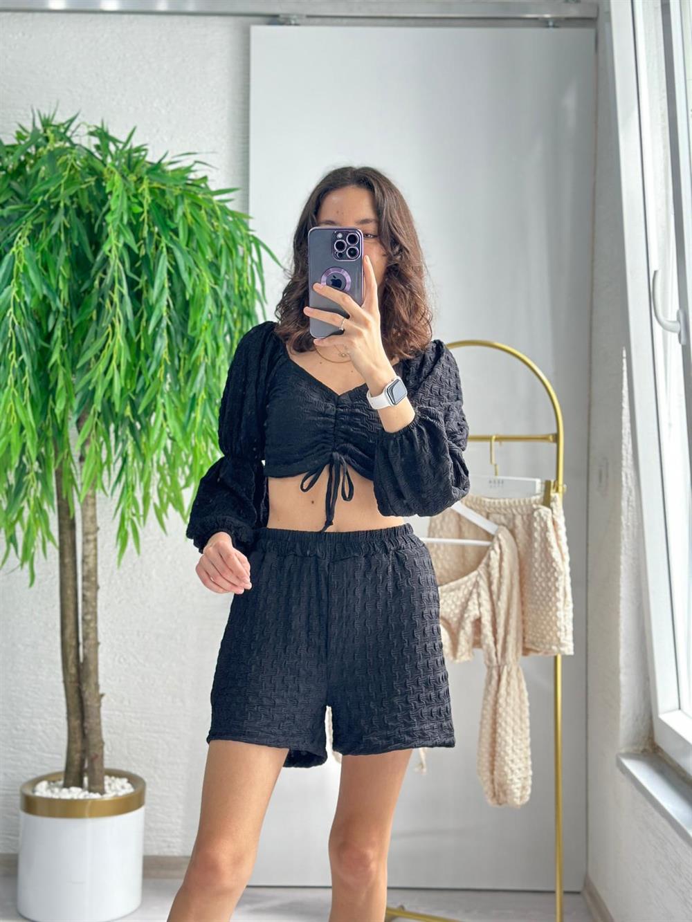 SİYAH BÜRÜMCÜK TAKIM