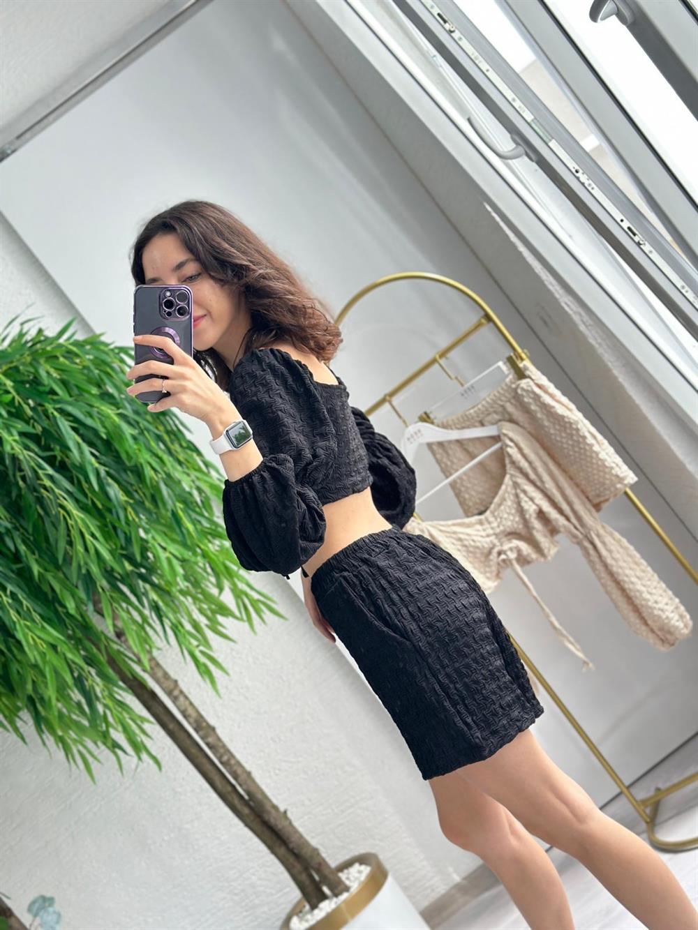 SİYAH BÜRÜMCÜK TAKIM