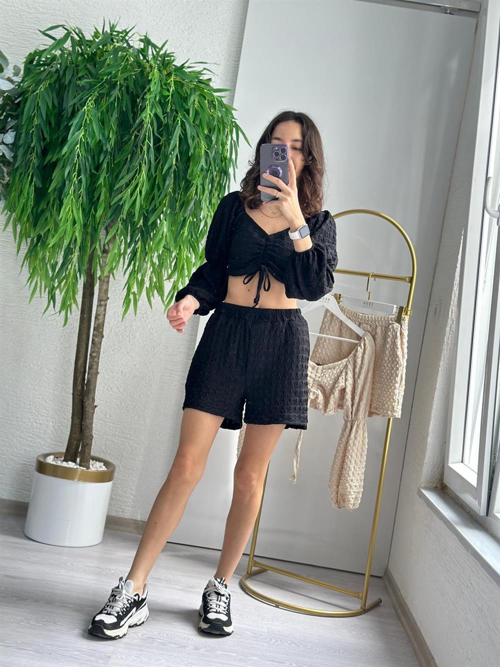 SİYAH BÜRÜMCÜK TAKIM