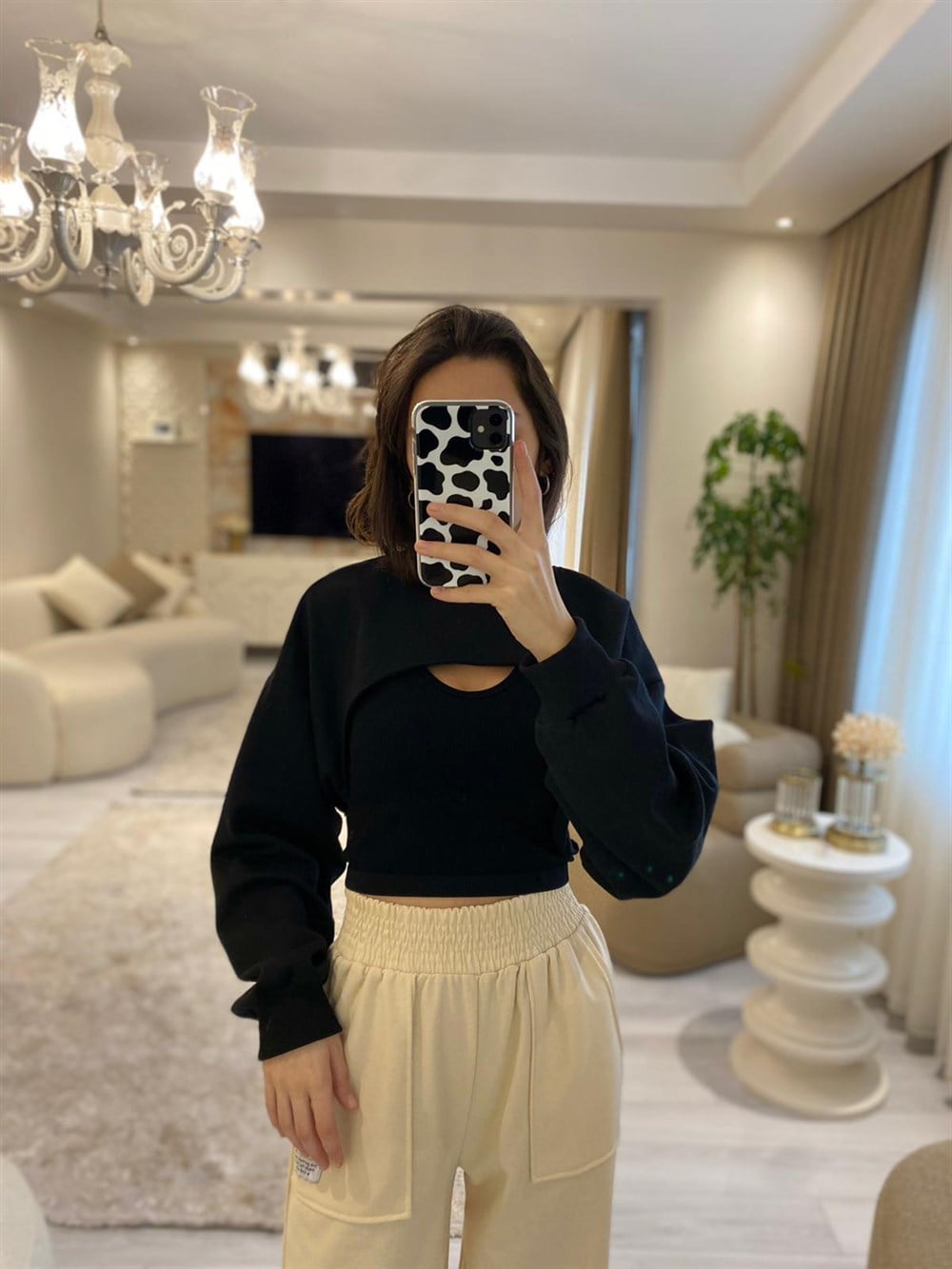 SİYAH CROP