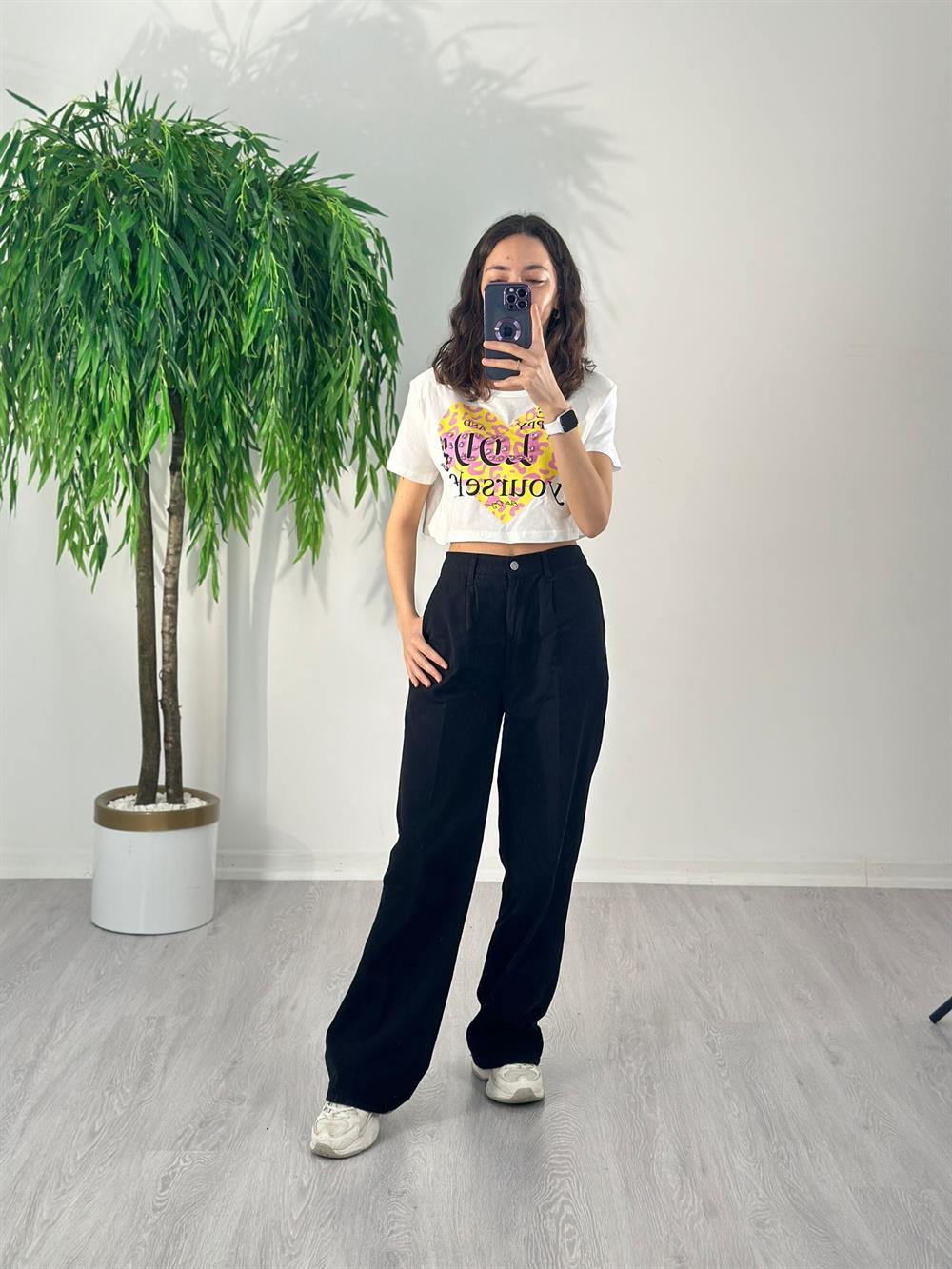 VADKALI CROP TSHİRT