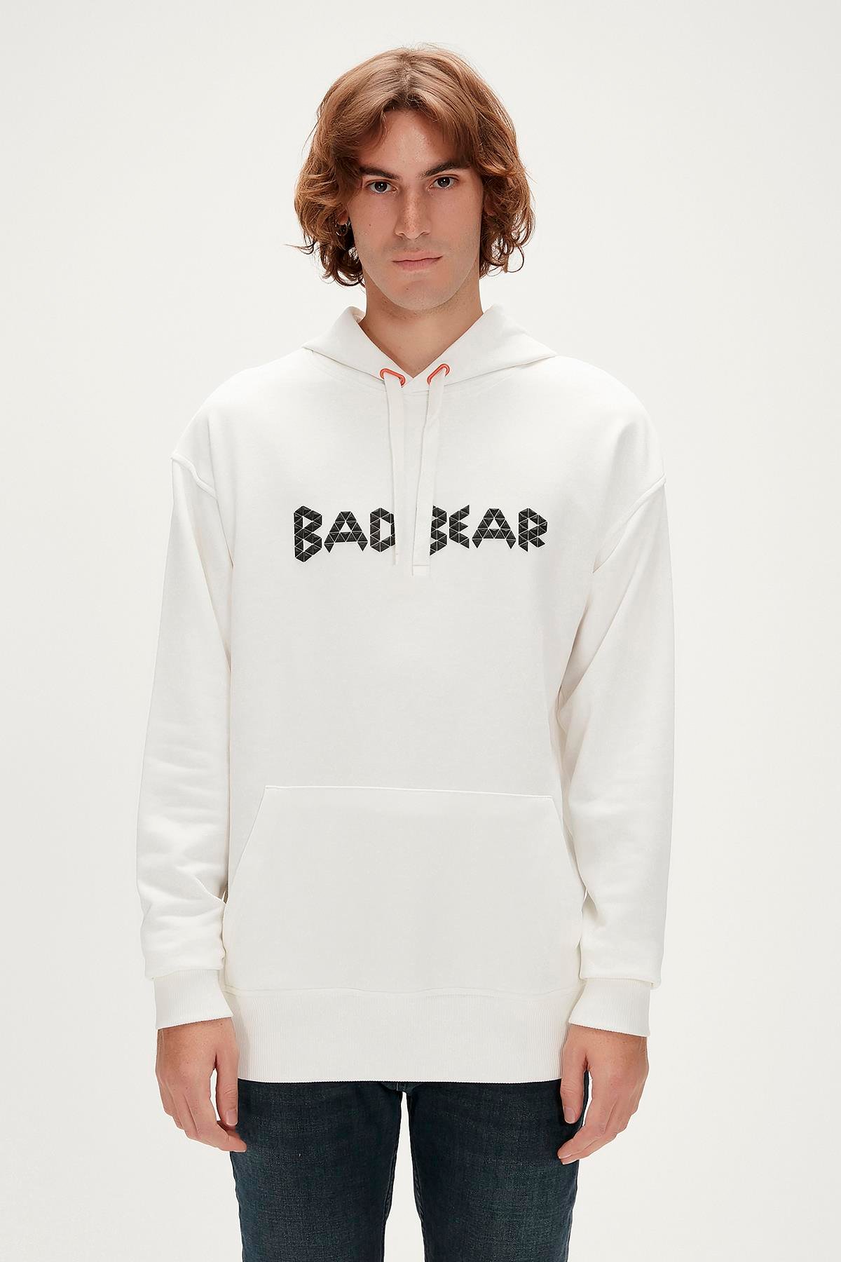 3D BAD HOODIE BEYAZ