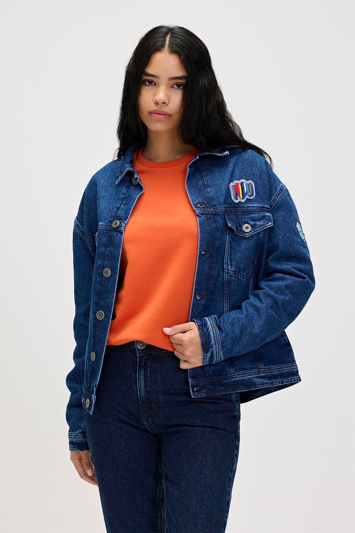 ADELINA DENIM JACKET İNDİGO