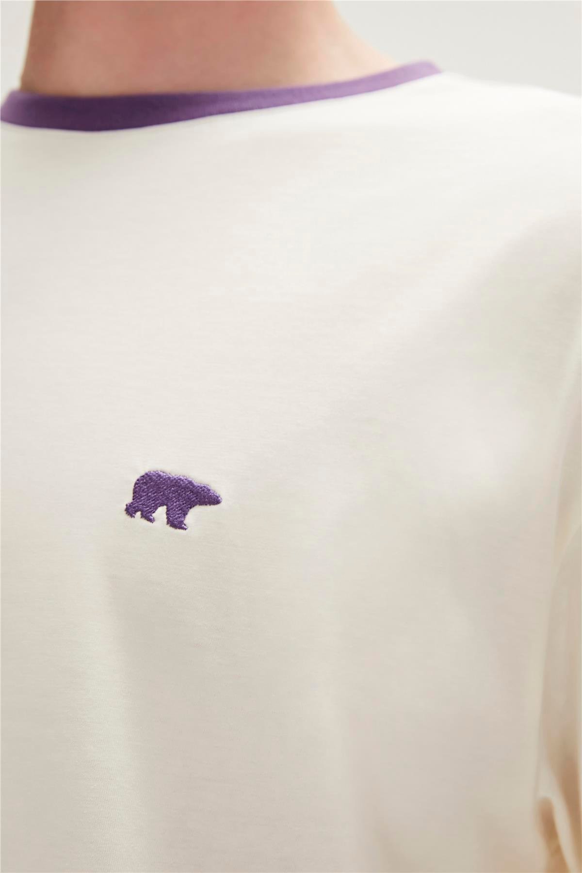 Adios T-Shirt Marshmallow Beyaz Basic Erkek Tişört 