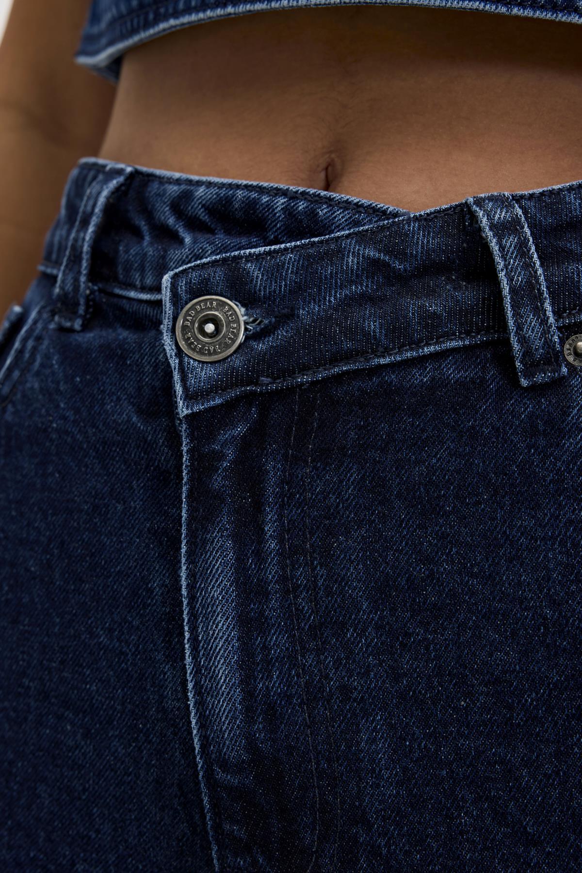 Alisha Jeans İndigo Kadın Denim Pantolon