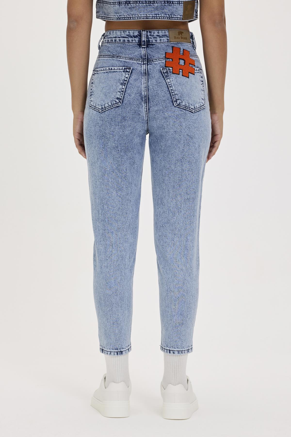 Alisha Jeans Mavi Kadın Denim Pantolon