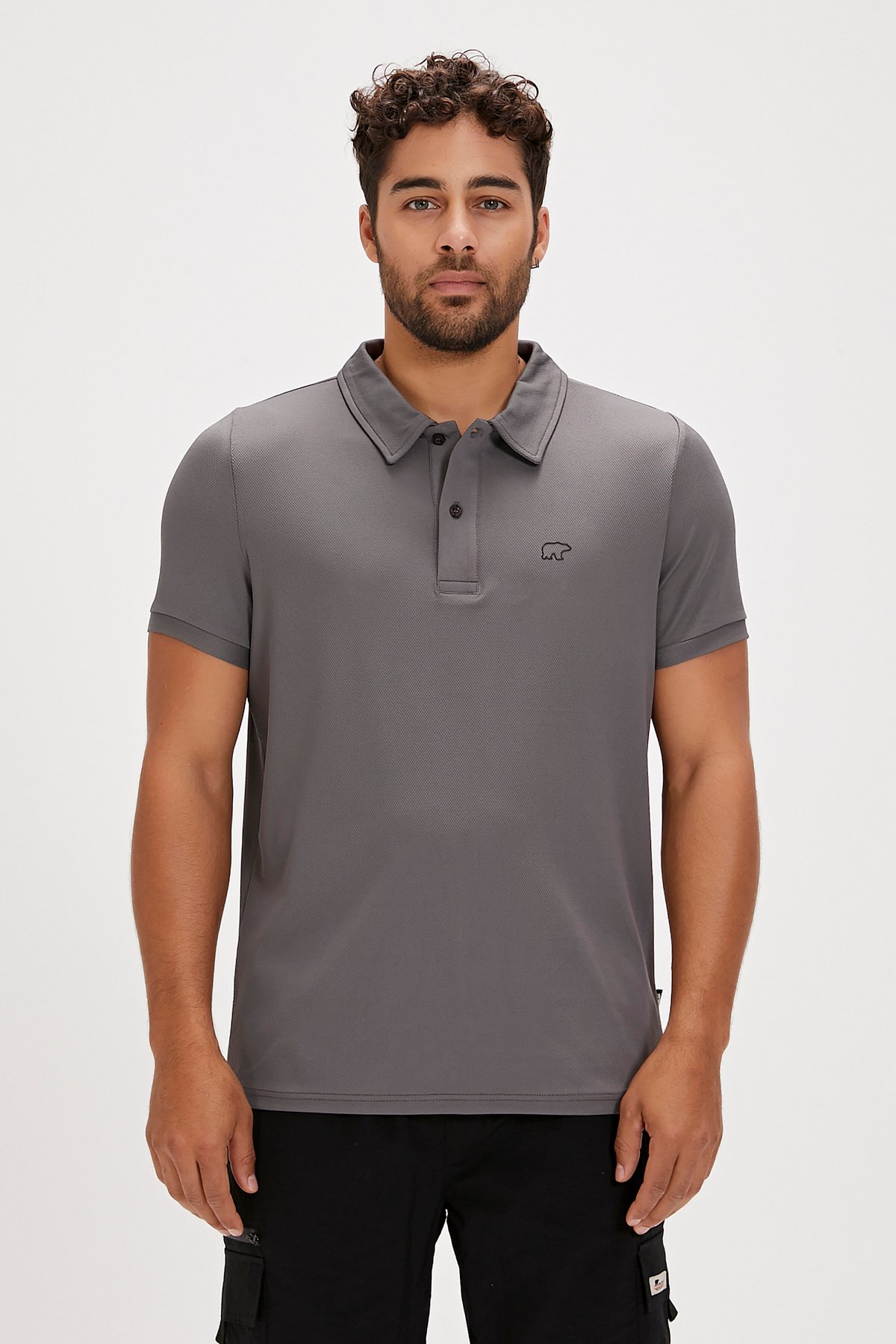 Alonzo Asfalt Polo Yaka Erkek Tişört