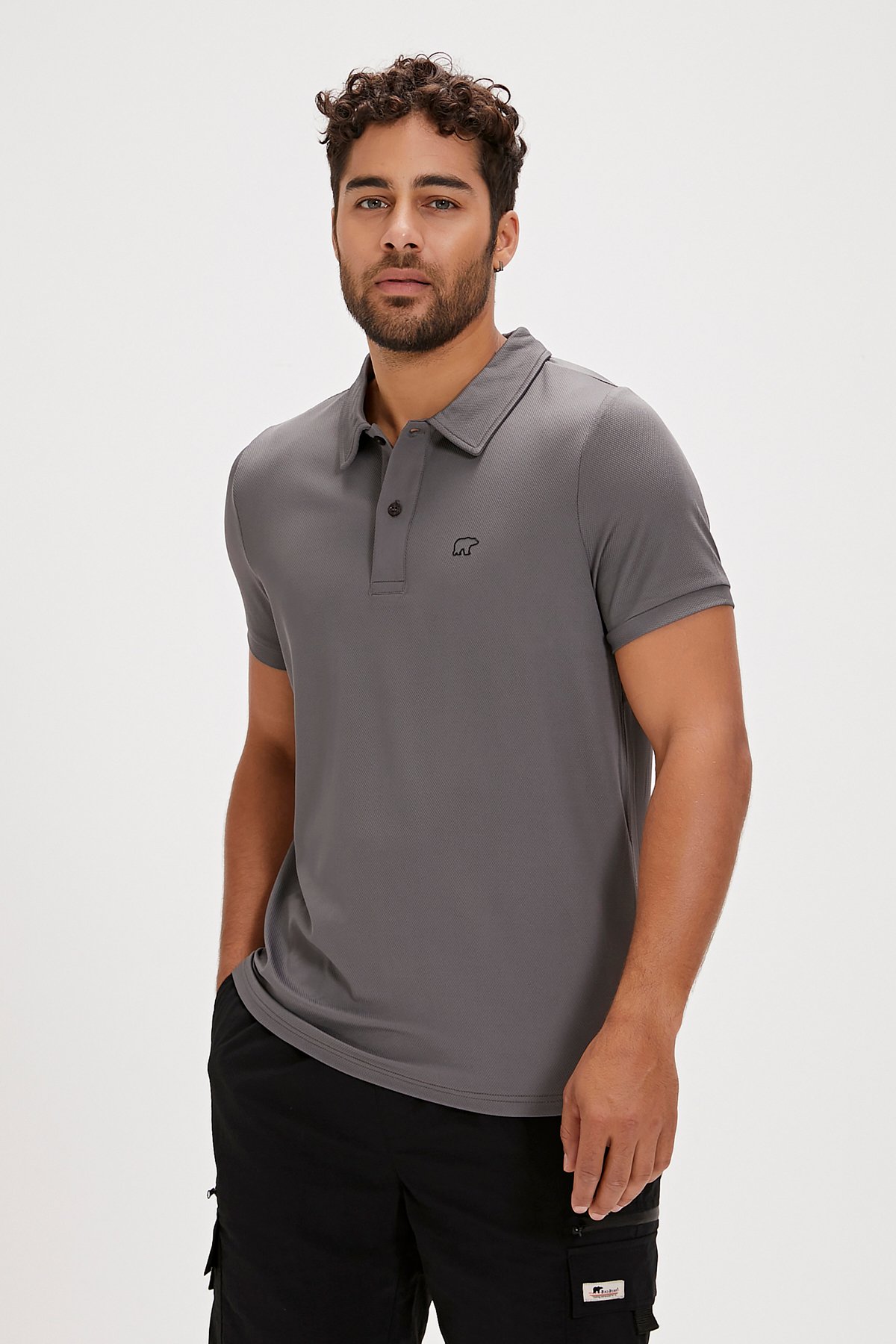 Alonzo Asfalt Polo Yaka Erkek Tişört