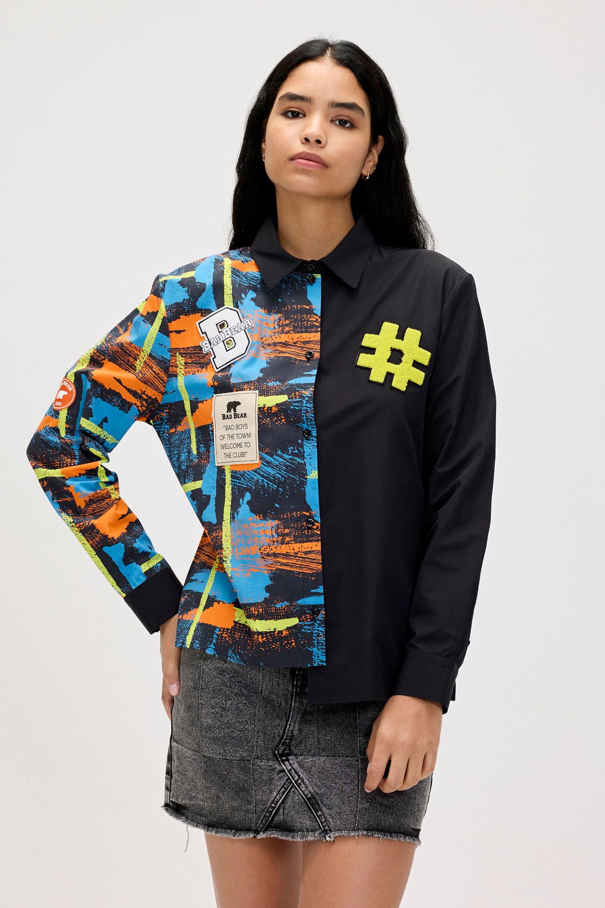 ANASTASIA SHIRT PRINTED SHIRT NIGHT  KADIN SHIRT ANASTASIA SHIRTANASTASIA SHIRT