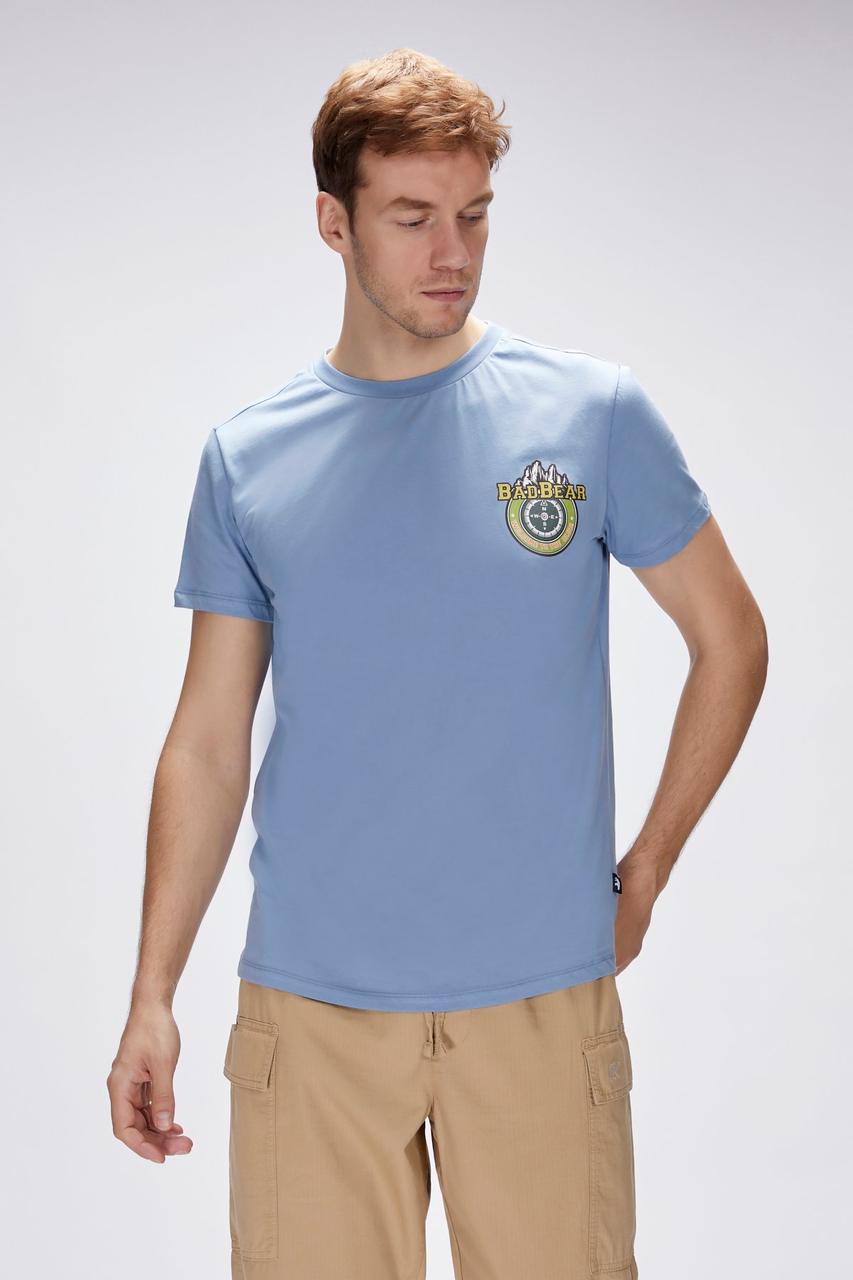 Anderson Element Mavi Erkek Baskılı Tişört