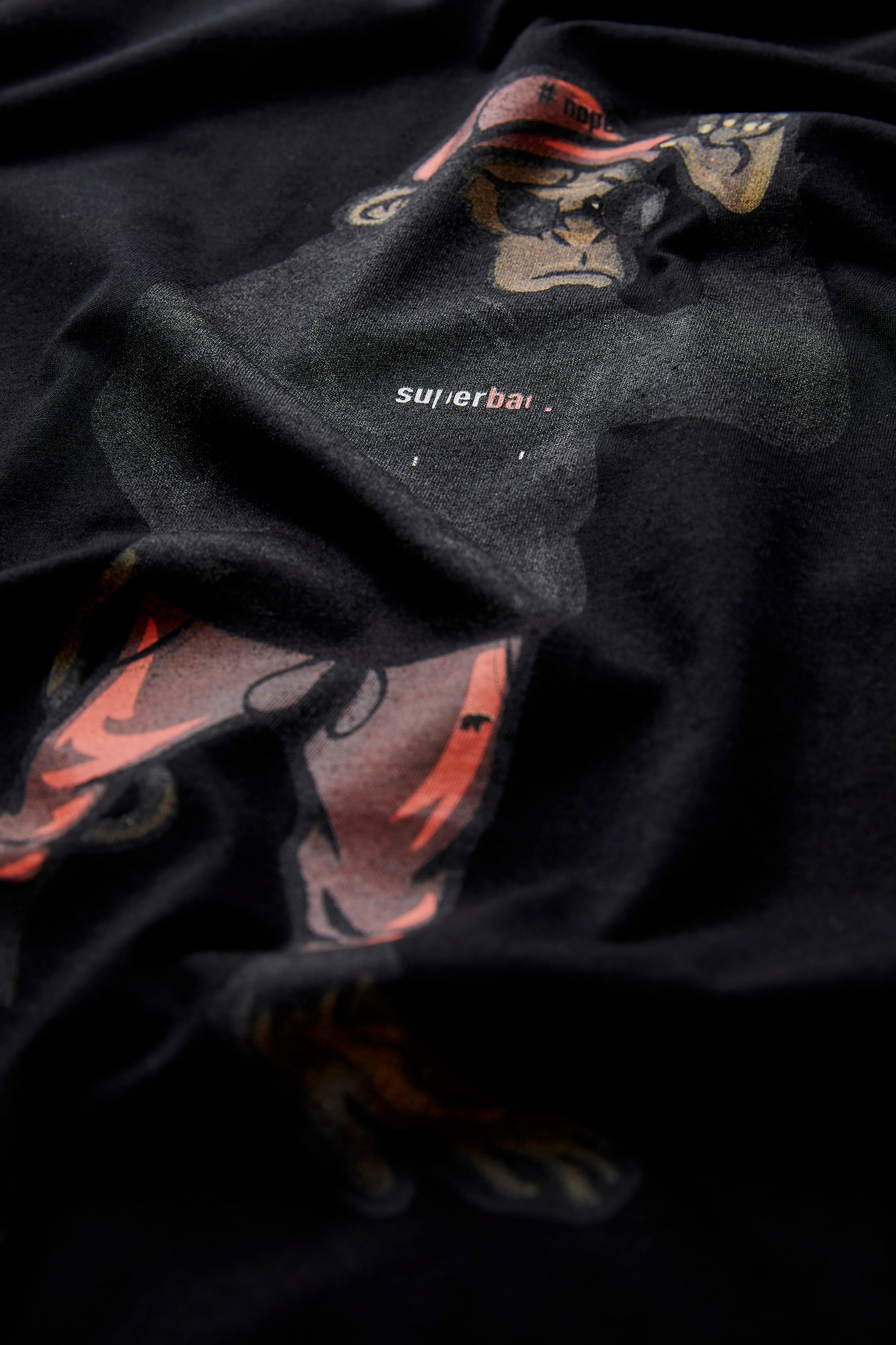 BAD BEARPRINTED TEEAPE TEE NIGHT