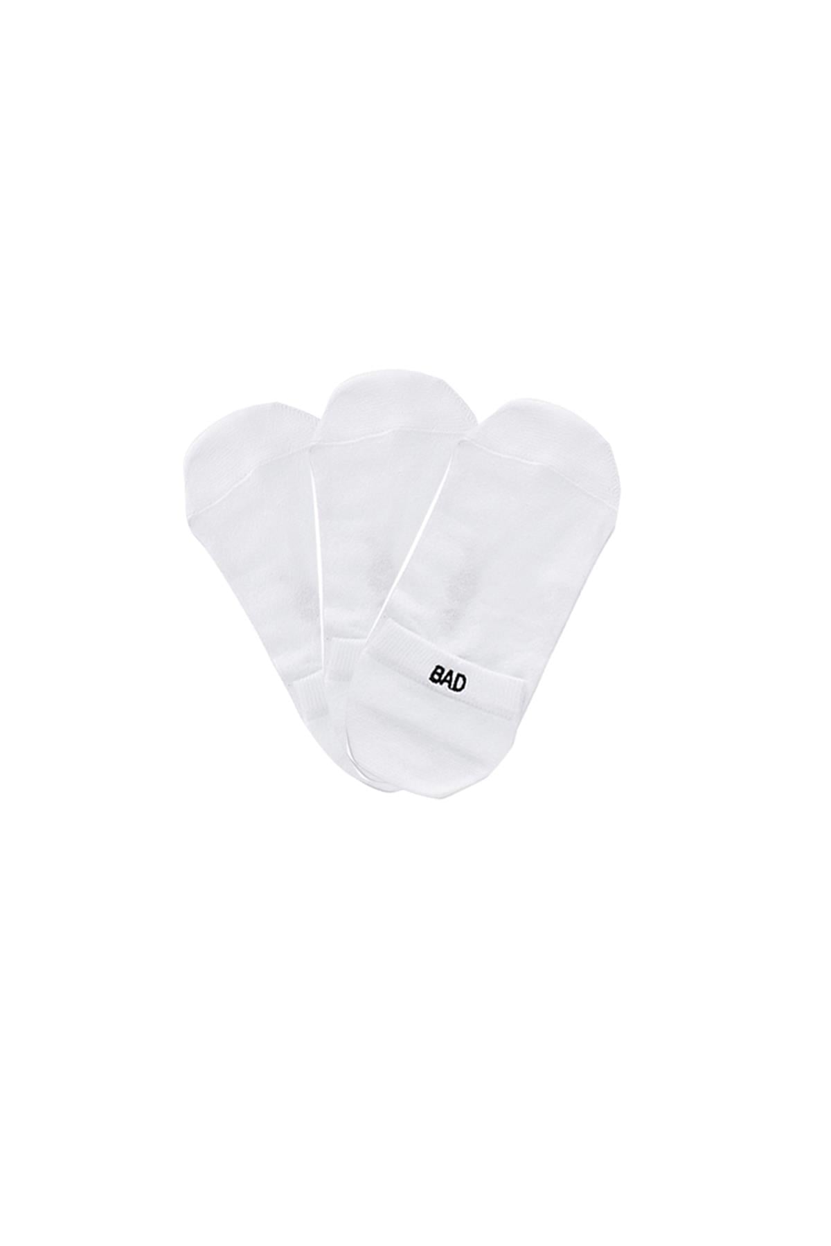 BAD ANKLE SOCKS 3-PACK SOCKS WHITE  UNISEX SOCKS BAD ANKLE SOCKS 3-PACKBAD ANKLE SOCKS 3-PACK