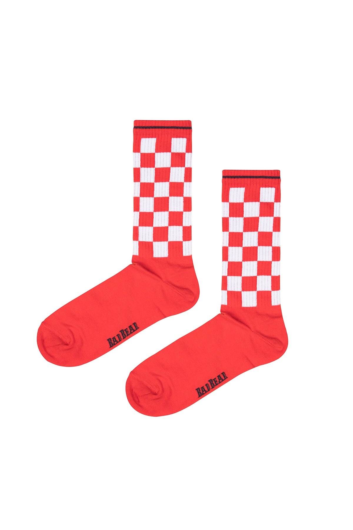 Bad Bear Skater Tall Unisex Kırmızı Çorap