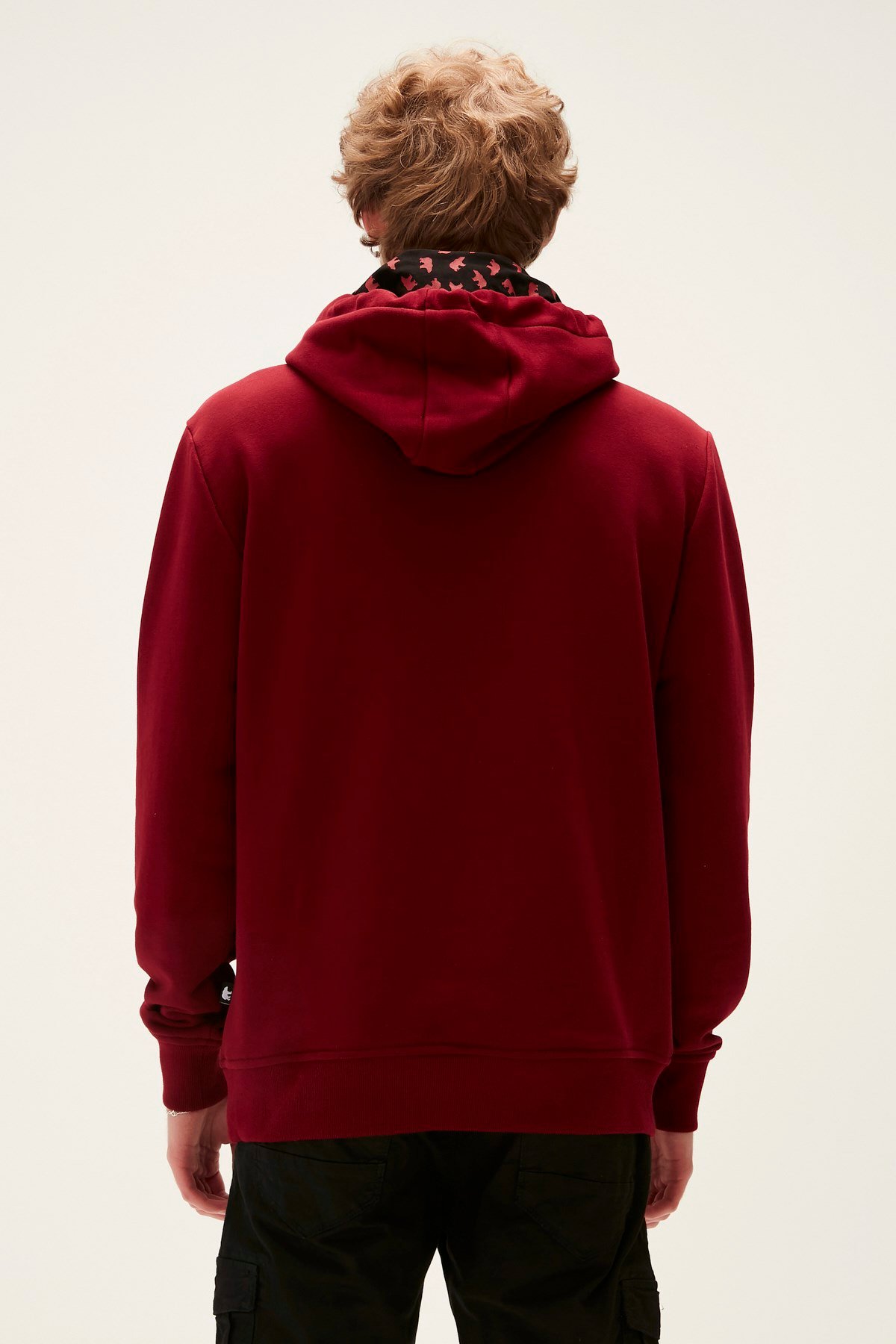 Bad Bear Bad Neck Kapüşonlu Erkek Lava Sweatshirt