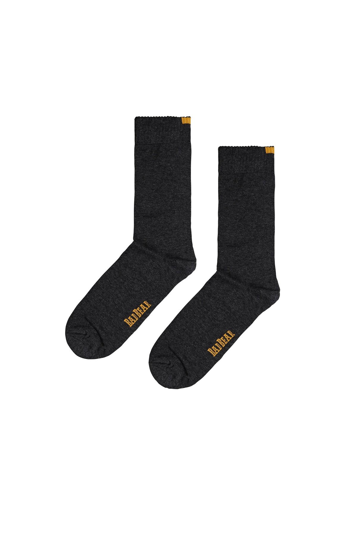 Bad Bear Band Tall Unisex Antramelanj Uzun Çorap 
