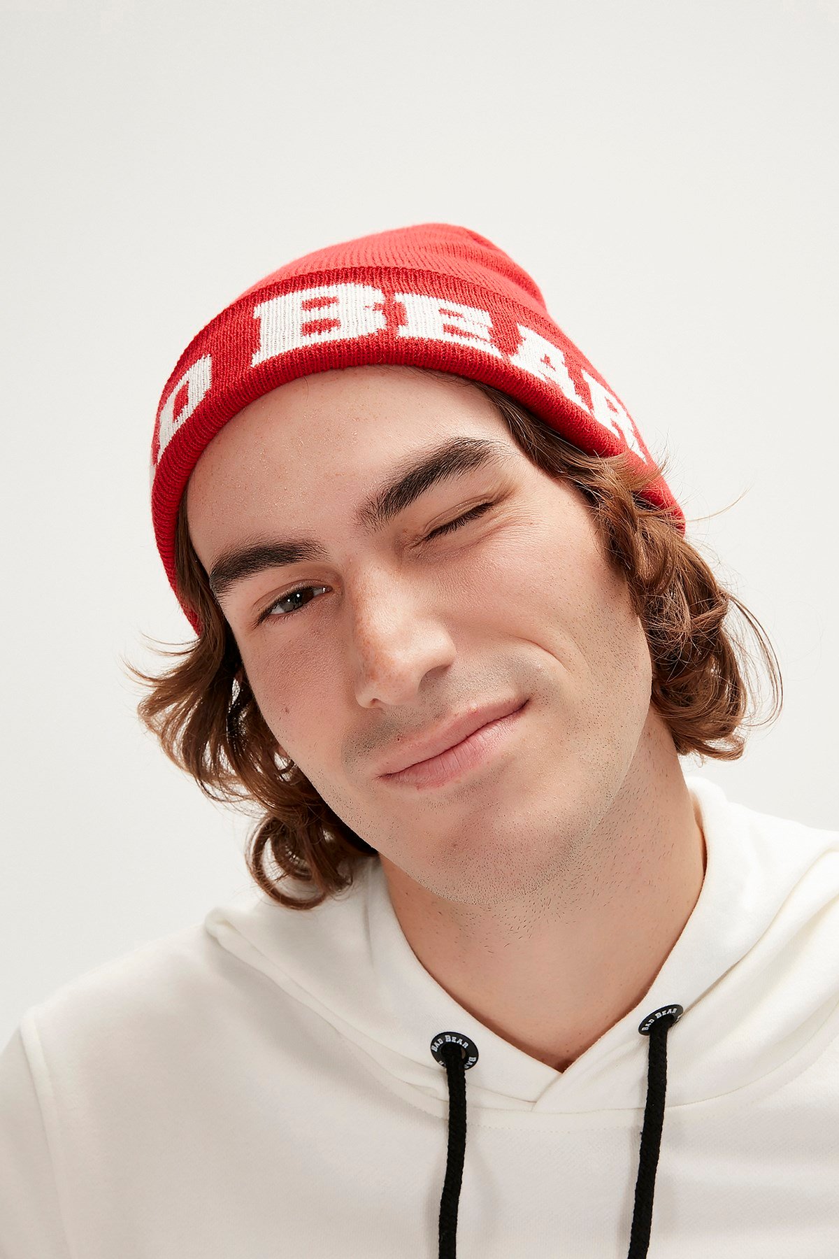 Bad Bear Unısex Bere Brand Beanıe Crımsonred
