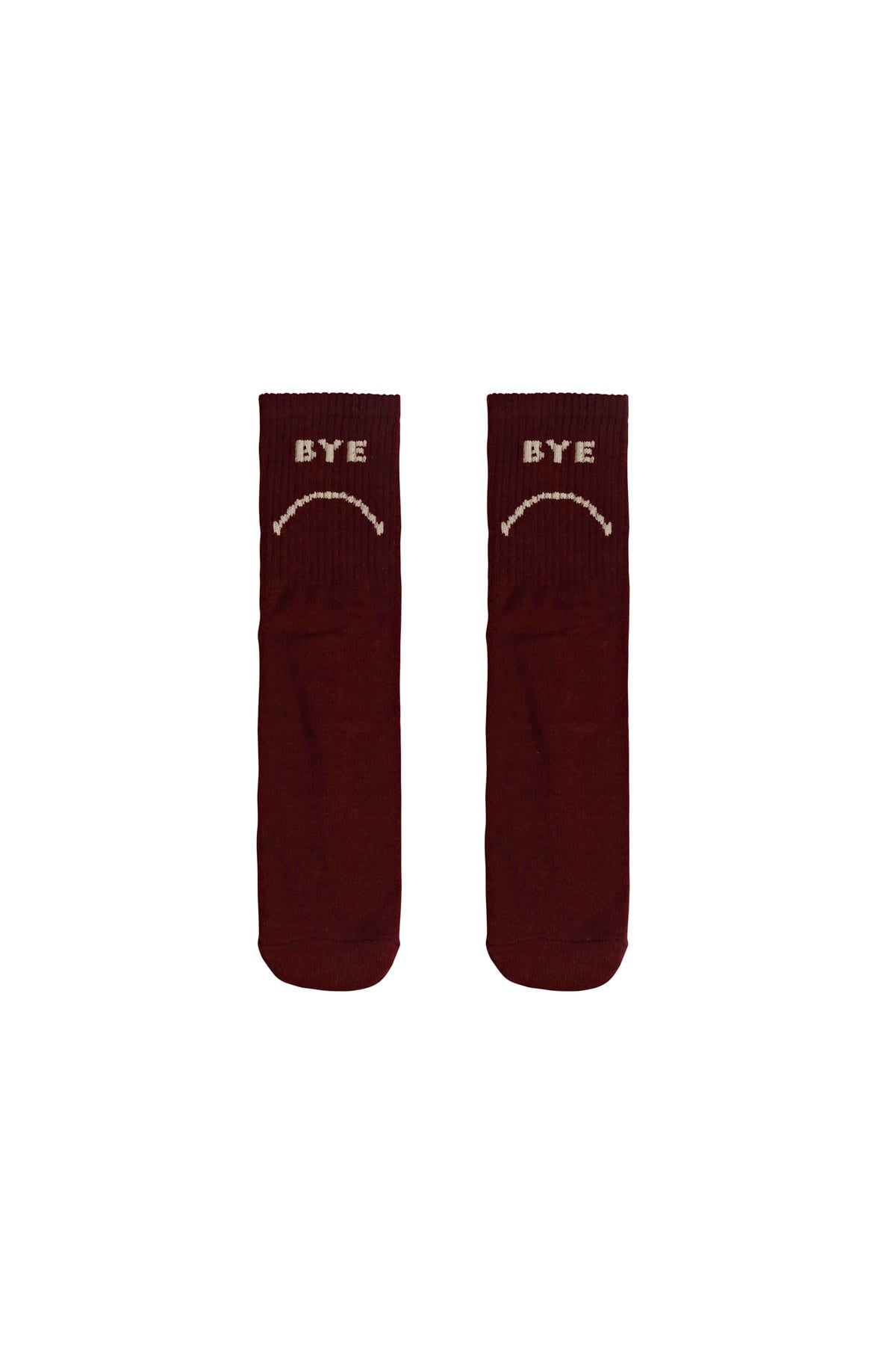 Bad Bear Bye Tall Erkek Bordo Çorap