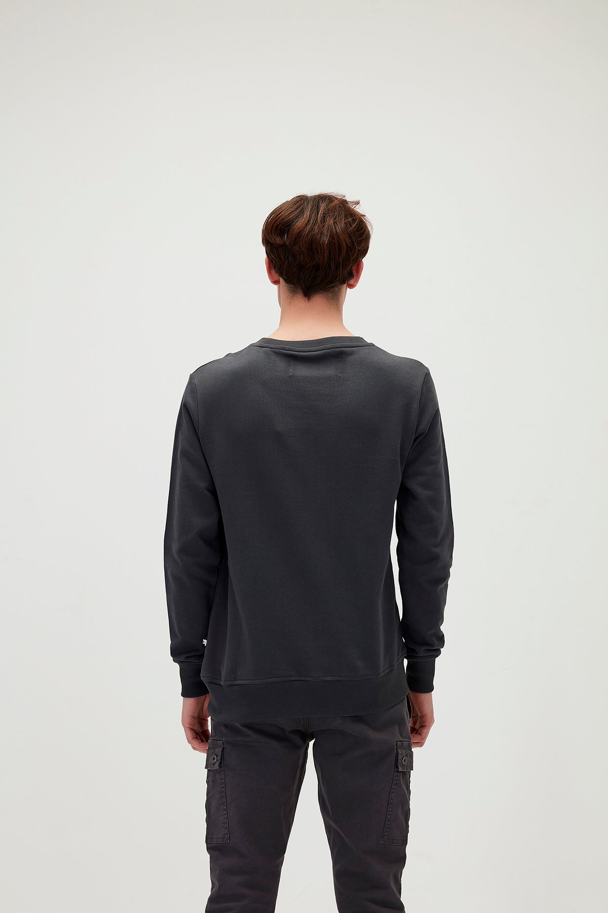 Bad Bear Erkek Antrasit Sweatshırt Presage Crewneck