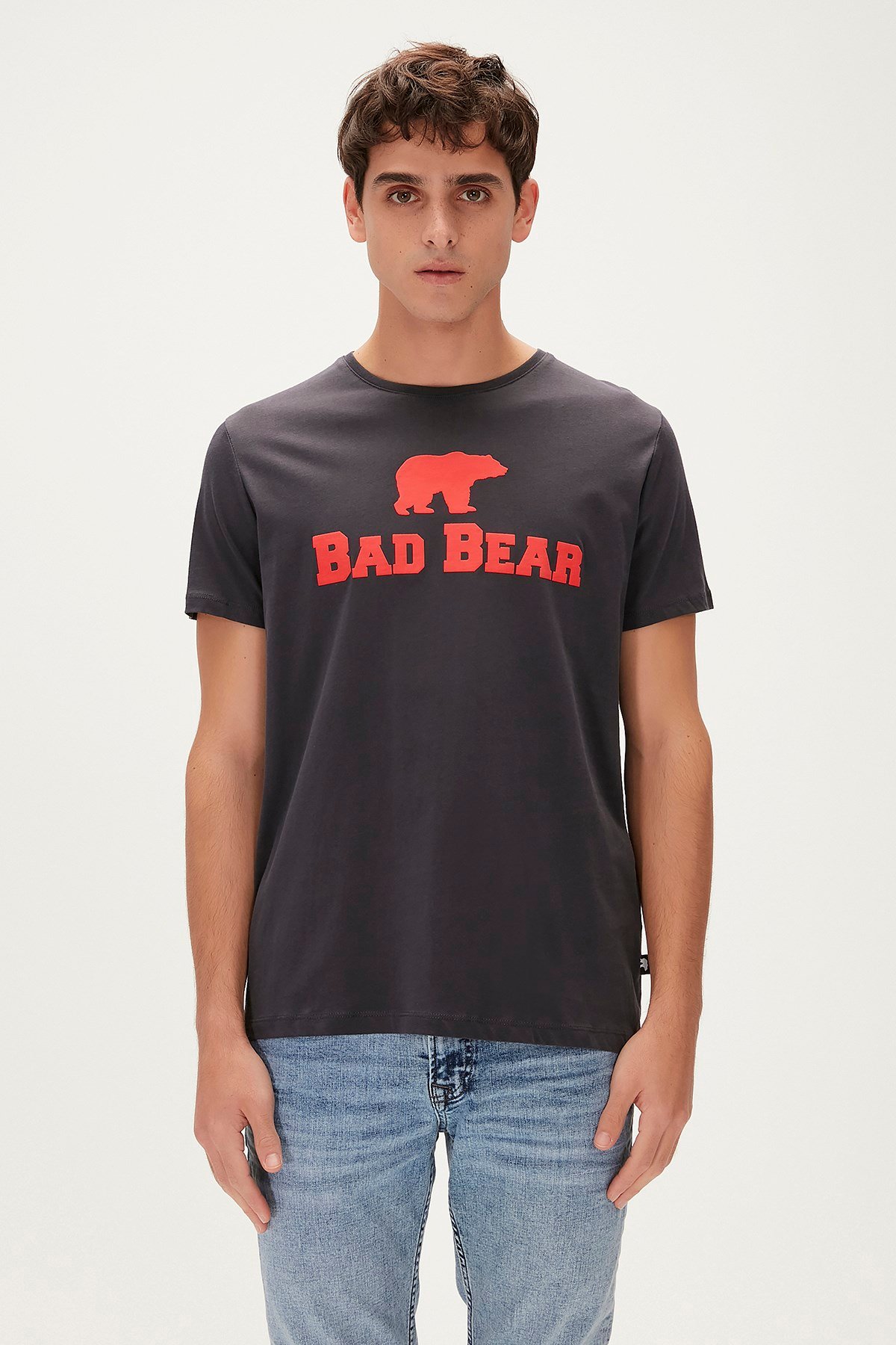 Bad Bear Erkek Antrasit Tişört Bad Bear Tee