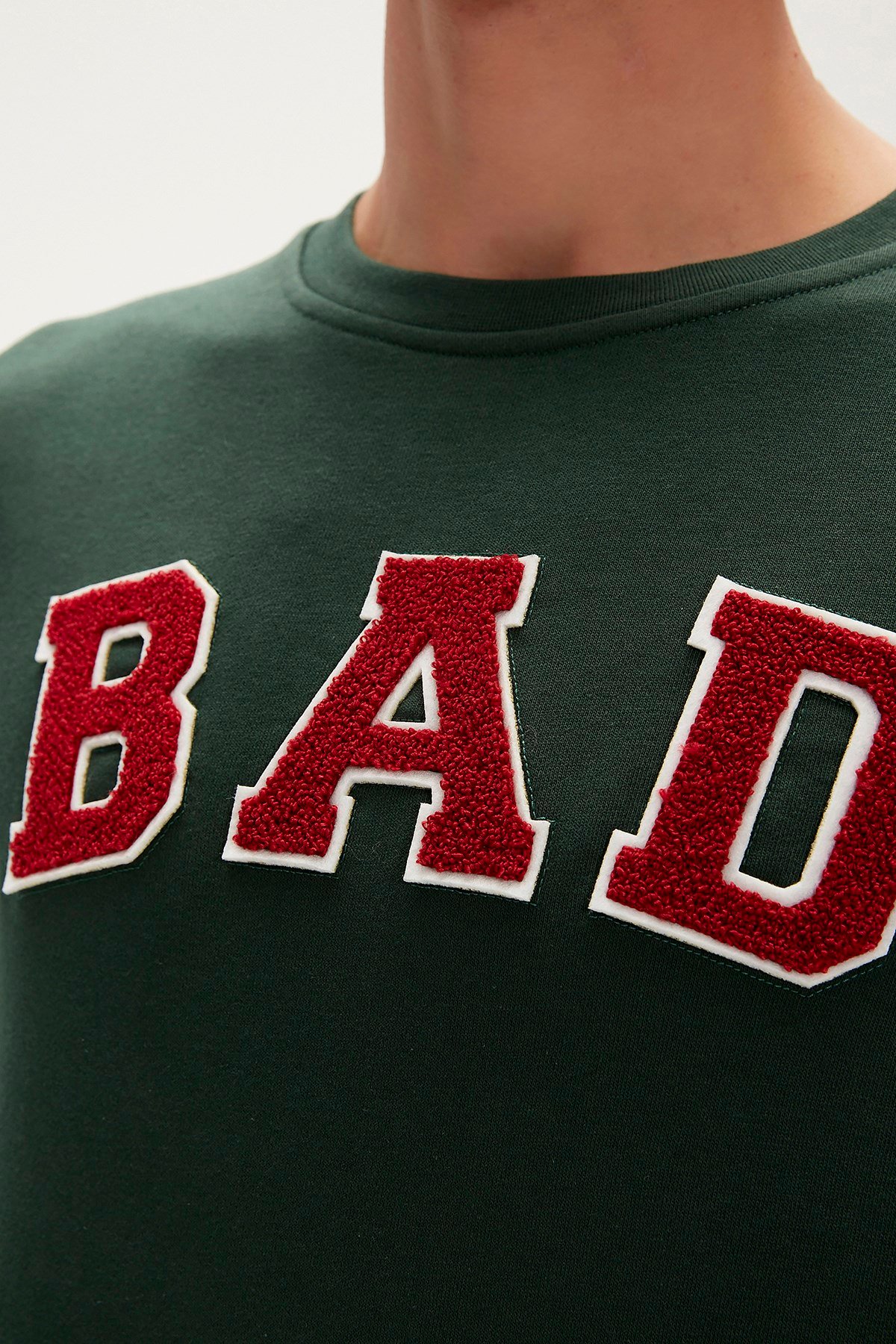 BAD BEAR Erkek BAD CONVEX Koyu Yeşil Sweatshirt