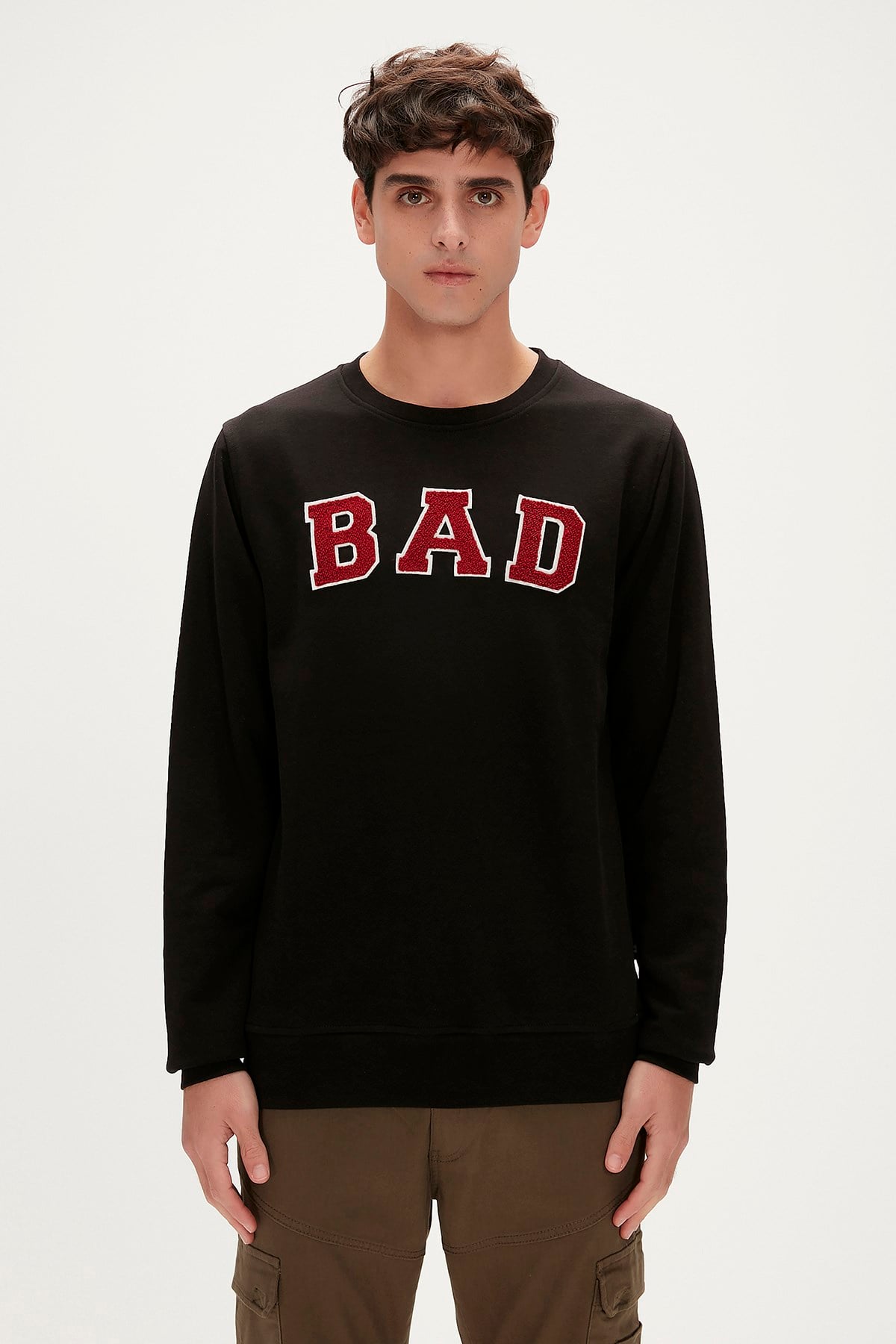 BAD BEAR Erkek BAD CONVEX Siyah Sweatshirt
