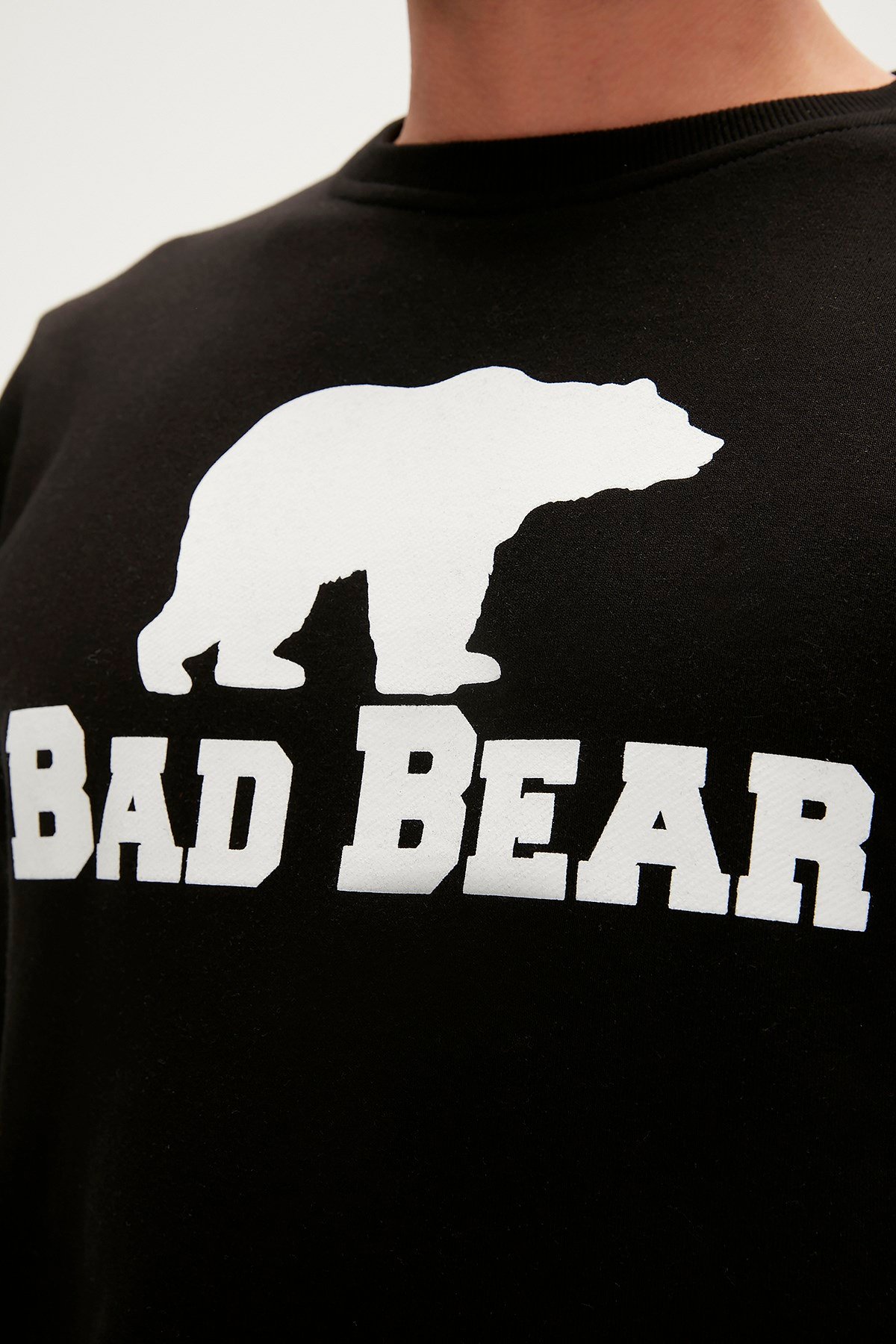 BAD BEAR Erkek CREWNECK Siyah Sweatshirt
