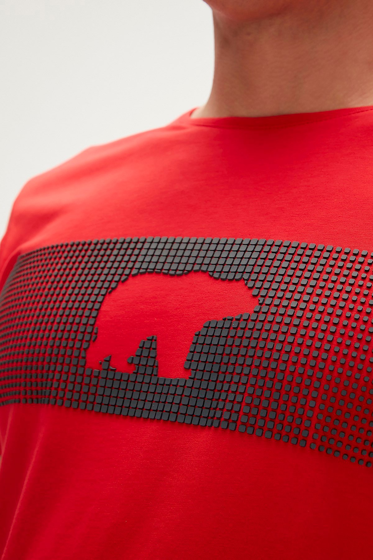 Bad Bear Erkek Parlak Kırmızı Tişört Fancy T-Shırt