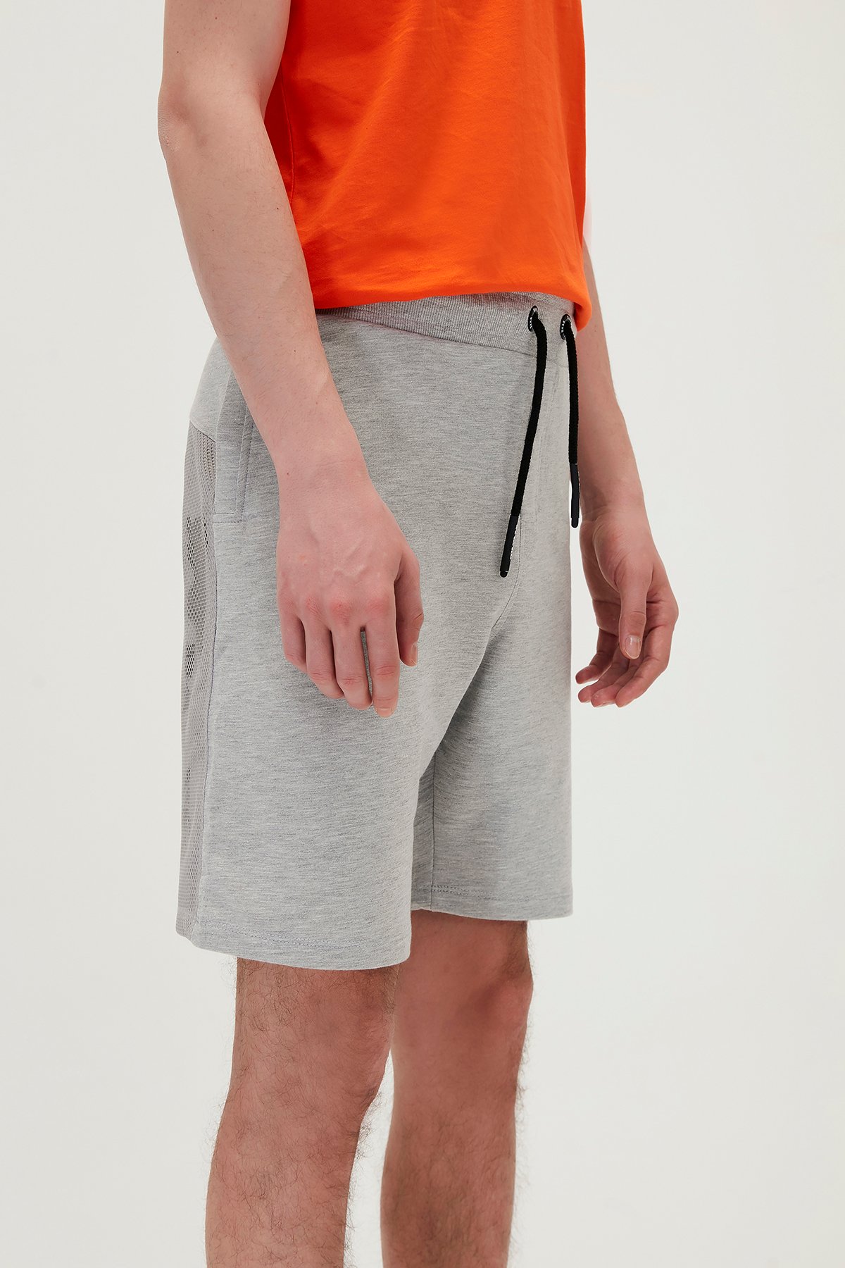 Bad Bear Erkek Gri Melanj Şort Dısplay Sweatshort