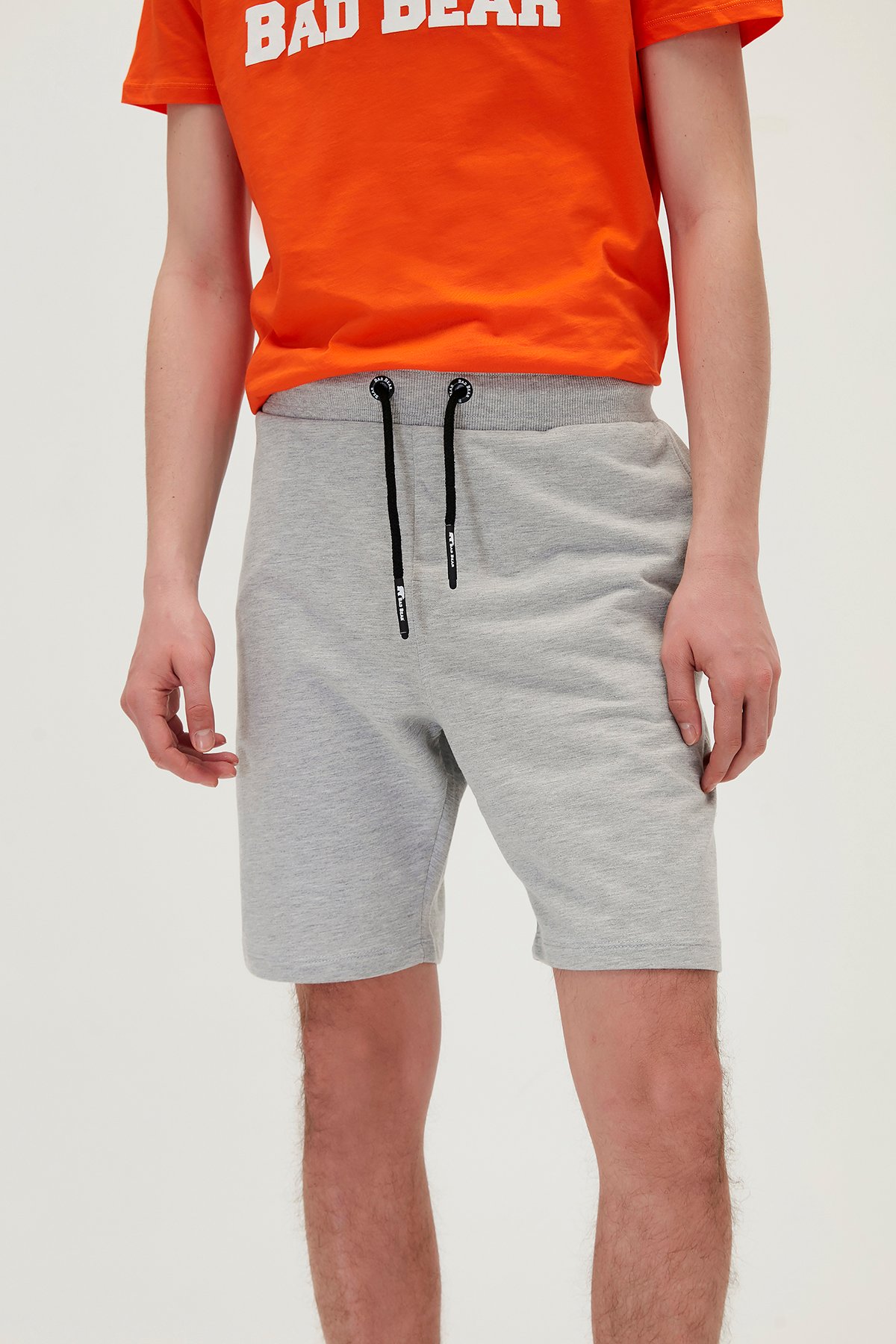 Bad Bear Erkek Gri Melanj Şort Dısplay Sweatshort
