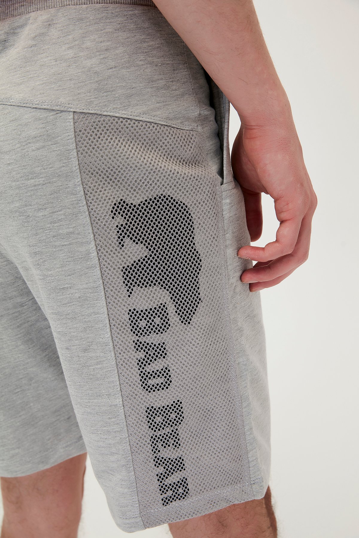 Bad Bear Erkek Gri Melanj Şort Dısplay Sweatshort