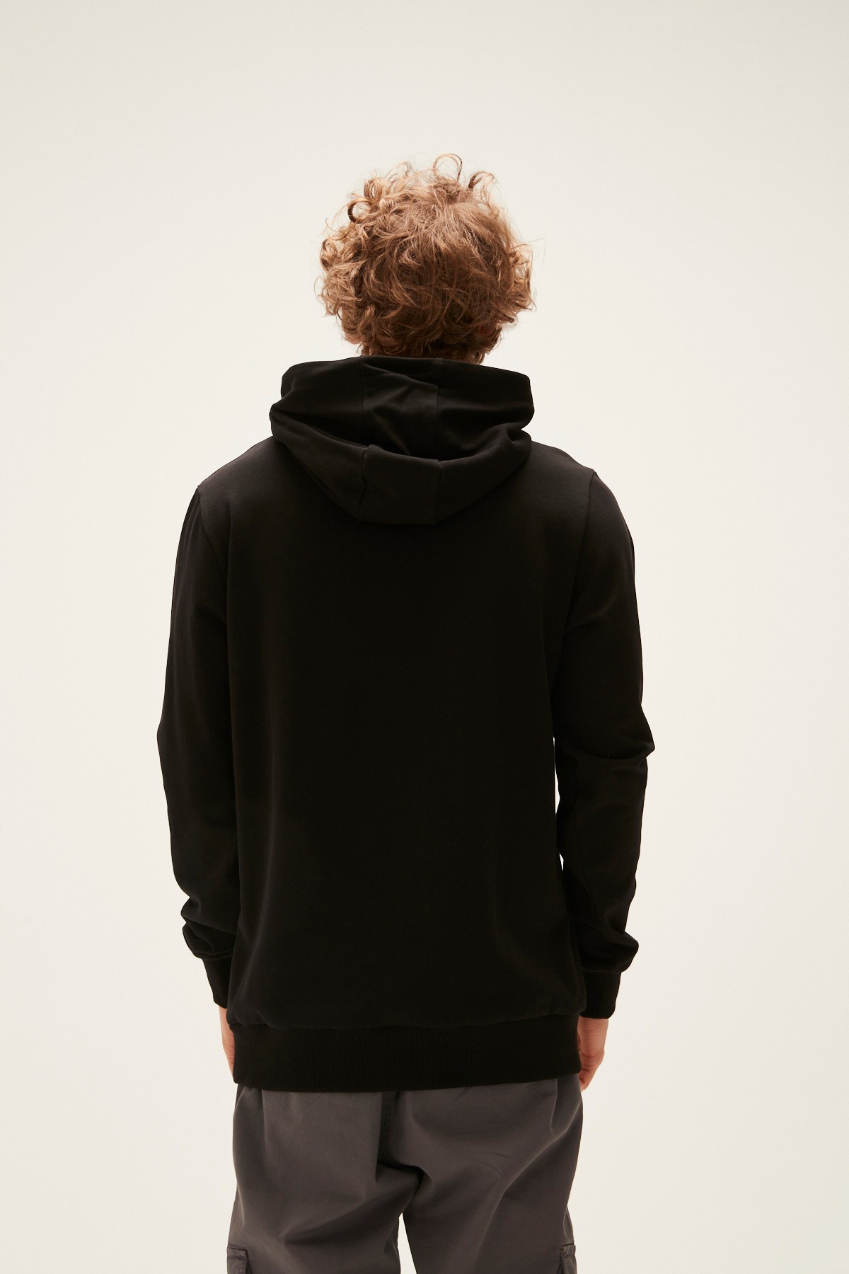 BAD BEAR Erkek INSIDE PATCH Siyah Kapüşonlu Hoodie Sweatshirt