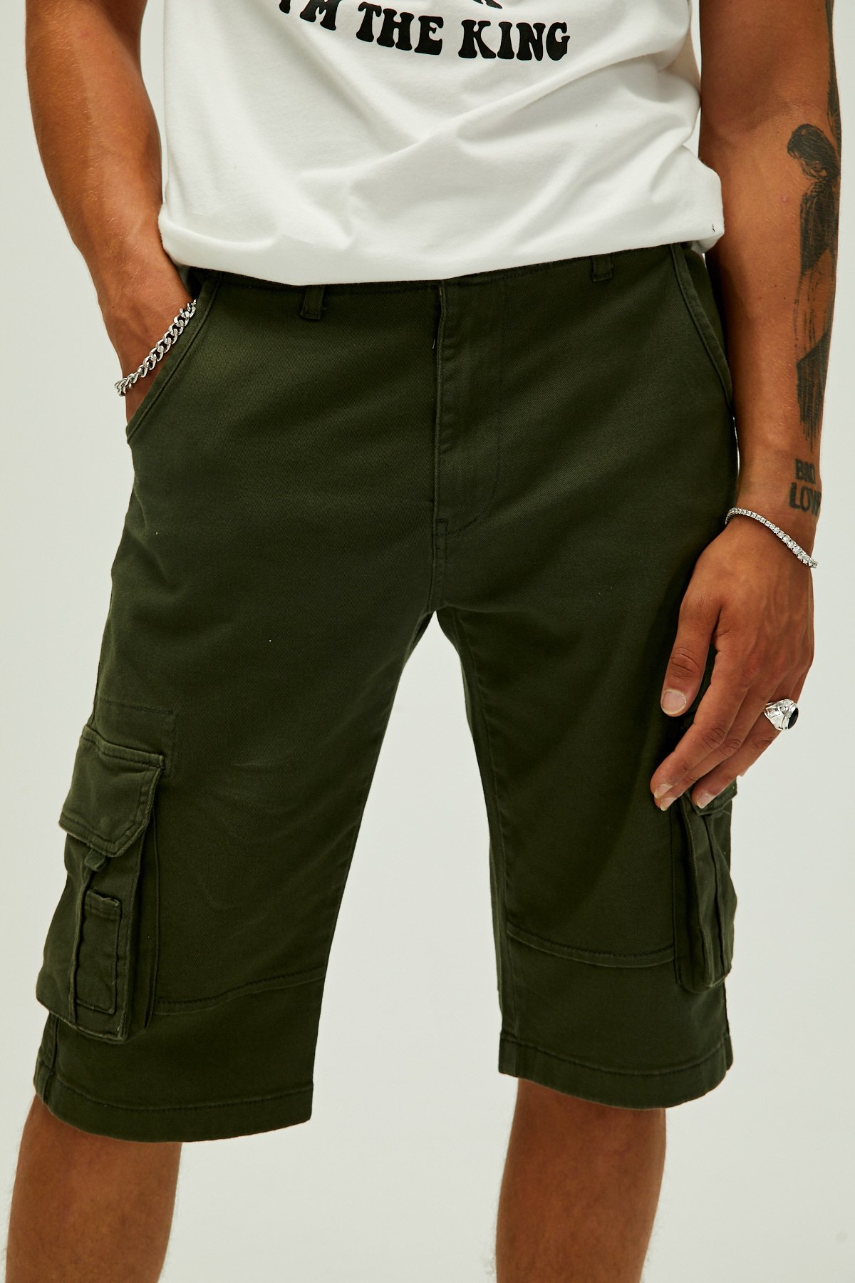 Bad Bear Erkek Koyu Yeşil Forager Kargo Şort