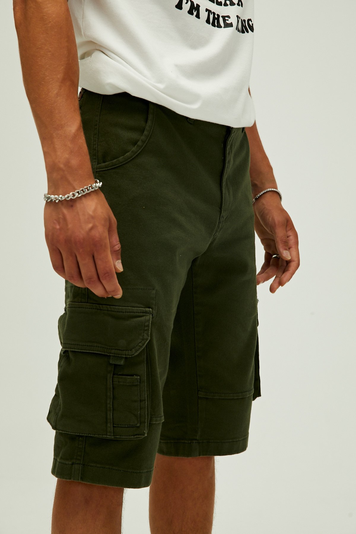 Bad Bear Erkek Koyu Yeşil Forager Kargo Şort