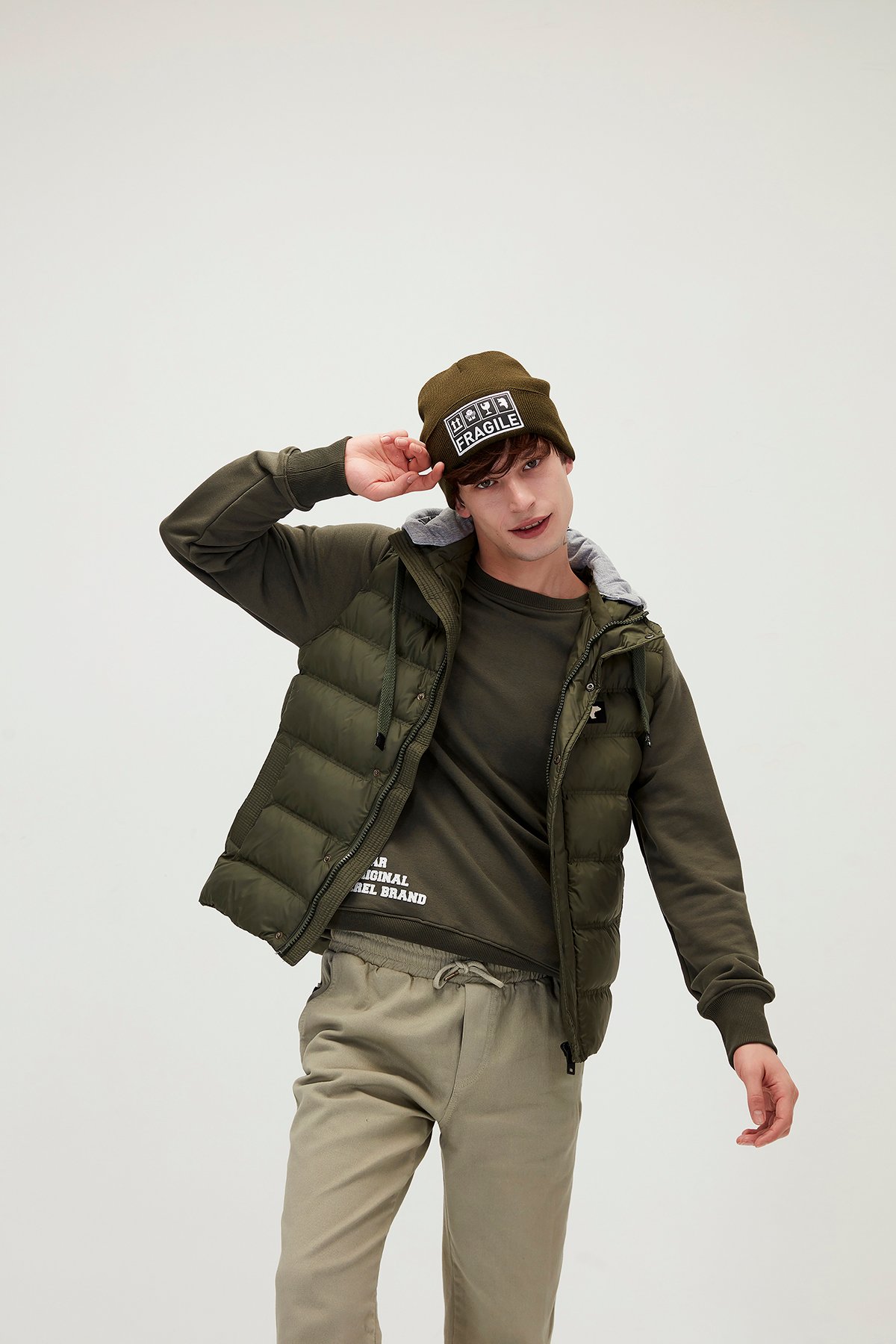 Bad Bear Erkek Koyu Yeşil Yelek Runner Vest