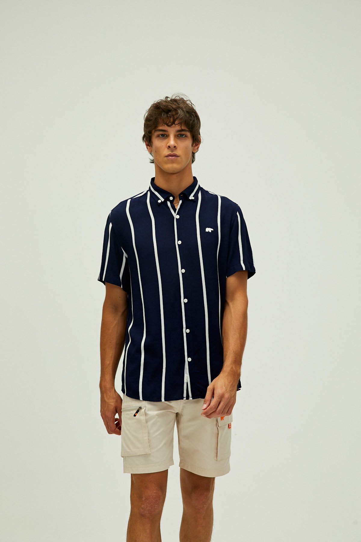 Bad Bear Erkek Lacivert Gömlek Sergıo Shırt