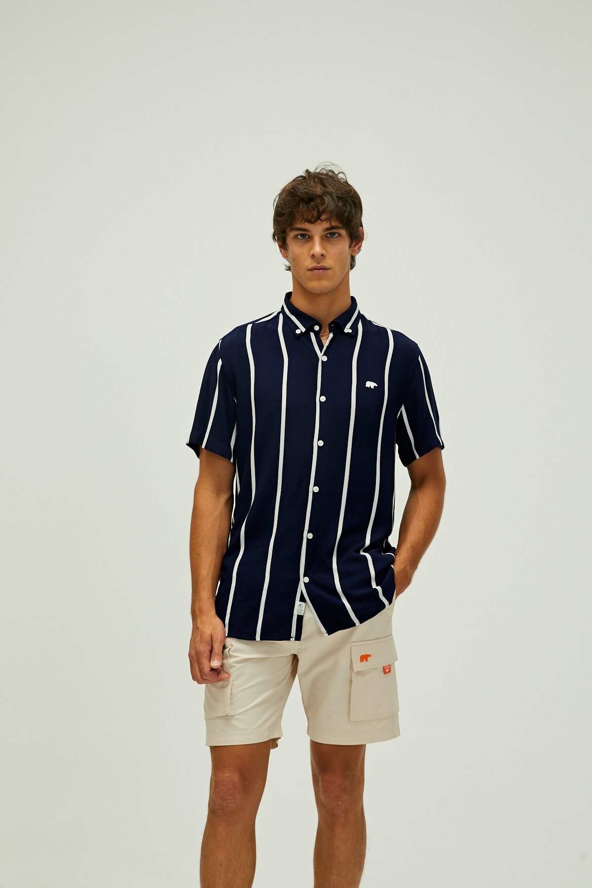 Bad Bear Erkek Lacivert Gömlek Sergıo Shırt