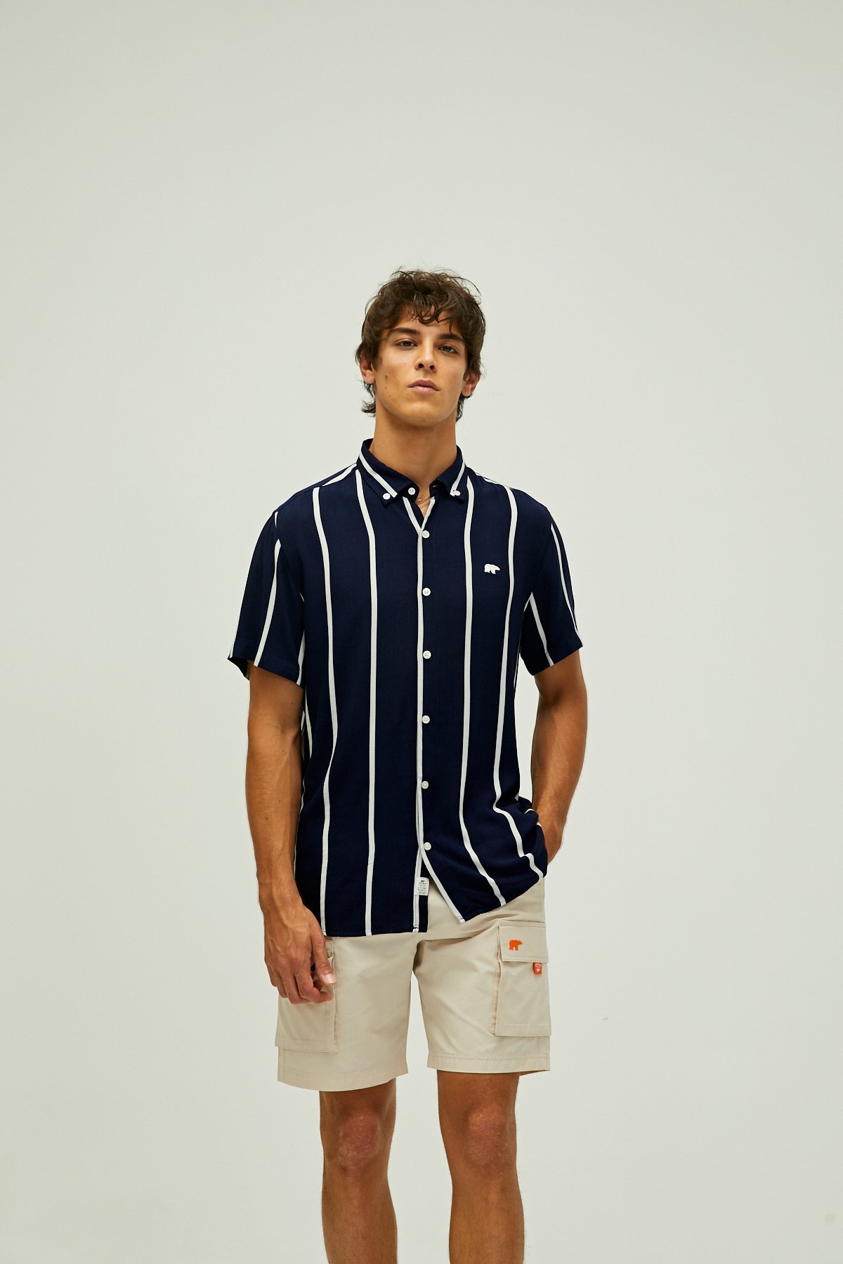 Bad Bear Erkek Lacivert Gömlek Sergıo Shırt