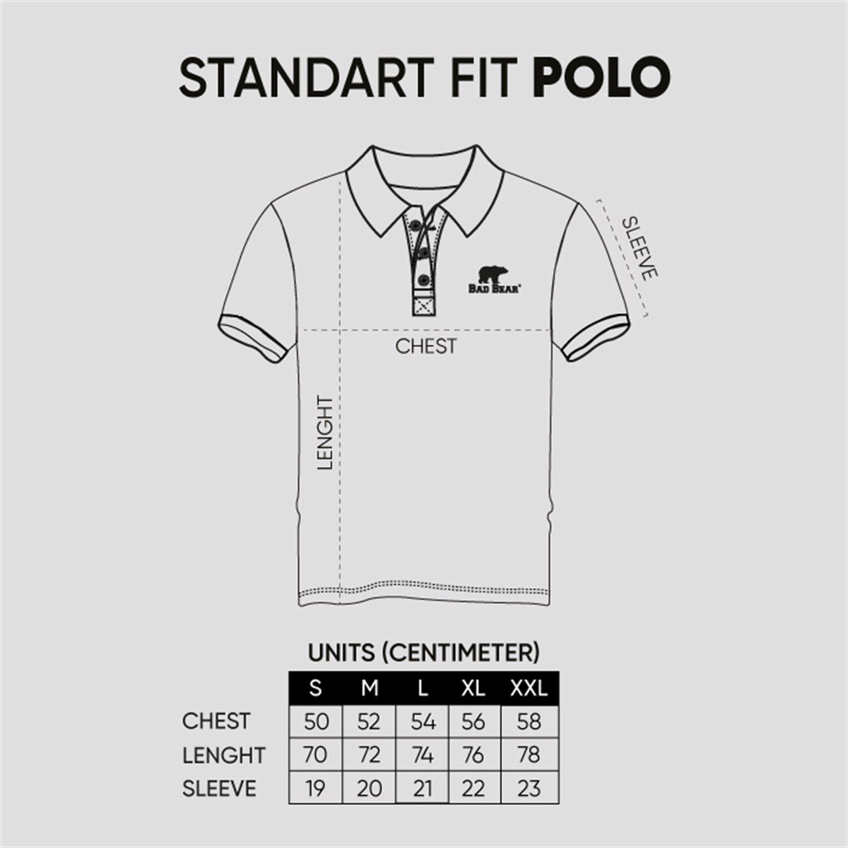 Bad Bear Erkek Lacivert Polo Yaka Tişört Stark Polo