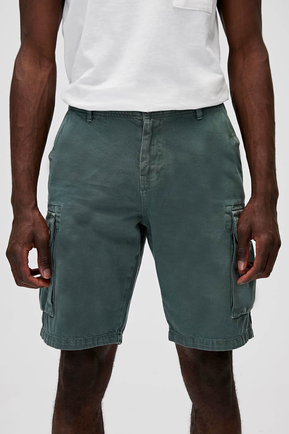 Bad Bear Erkek Nane Yeşili Şort Gunner Cargo Short