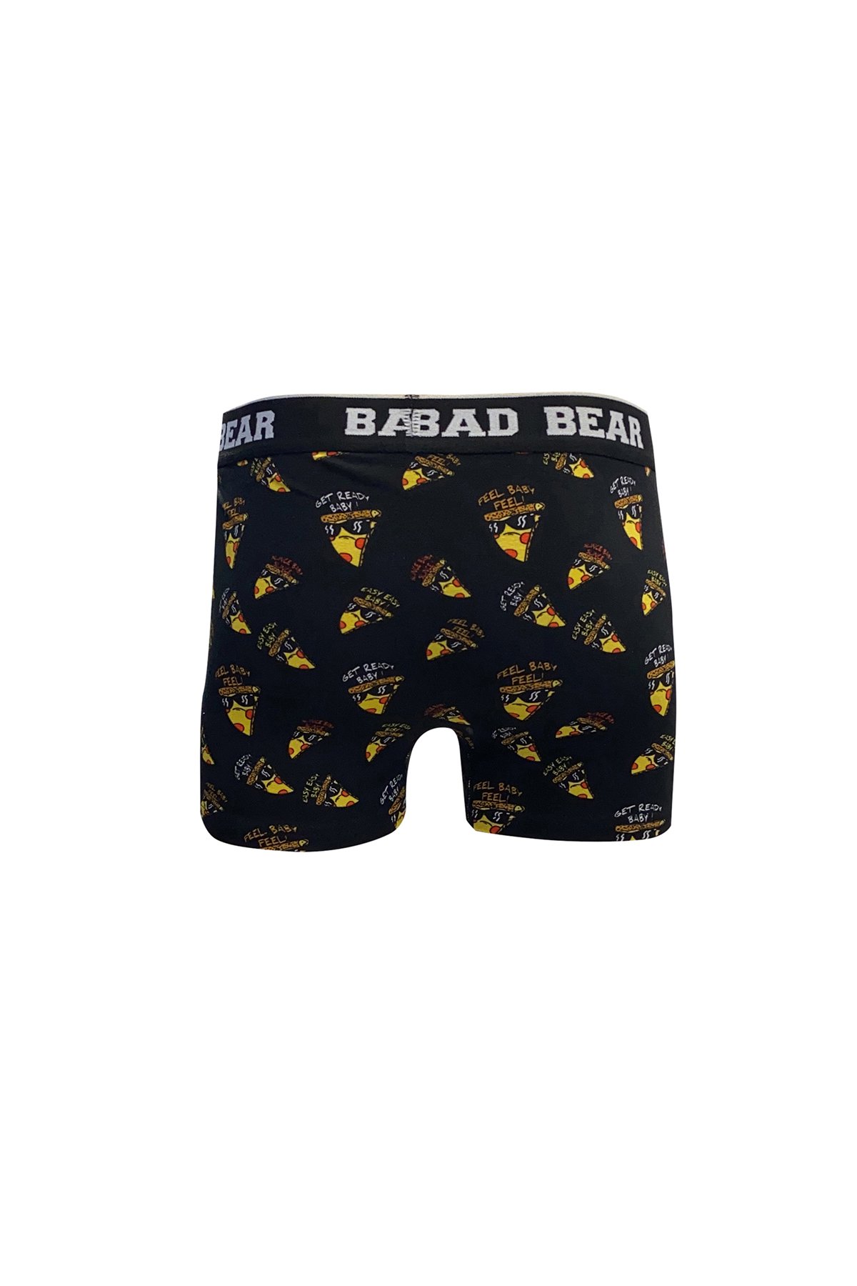 Bad Bear Erkek Siyah Boxer Pızza Boxer