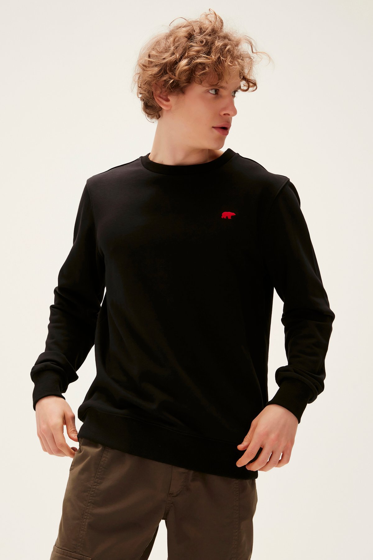 Bad Bear Erkek Siyah Sweatshirt Rounad Crewneck