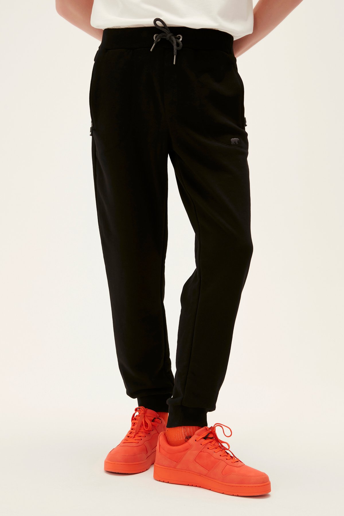 Bad Bear Erkek Turuncu Dar Paça Backup Sweatpant Eşofman