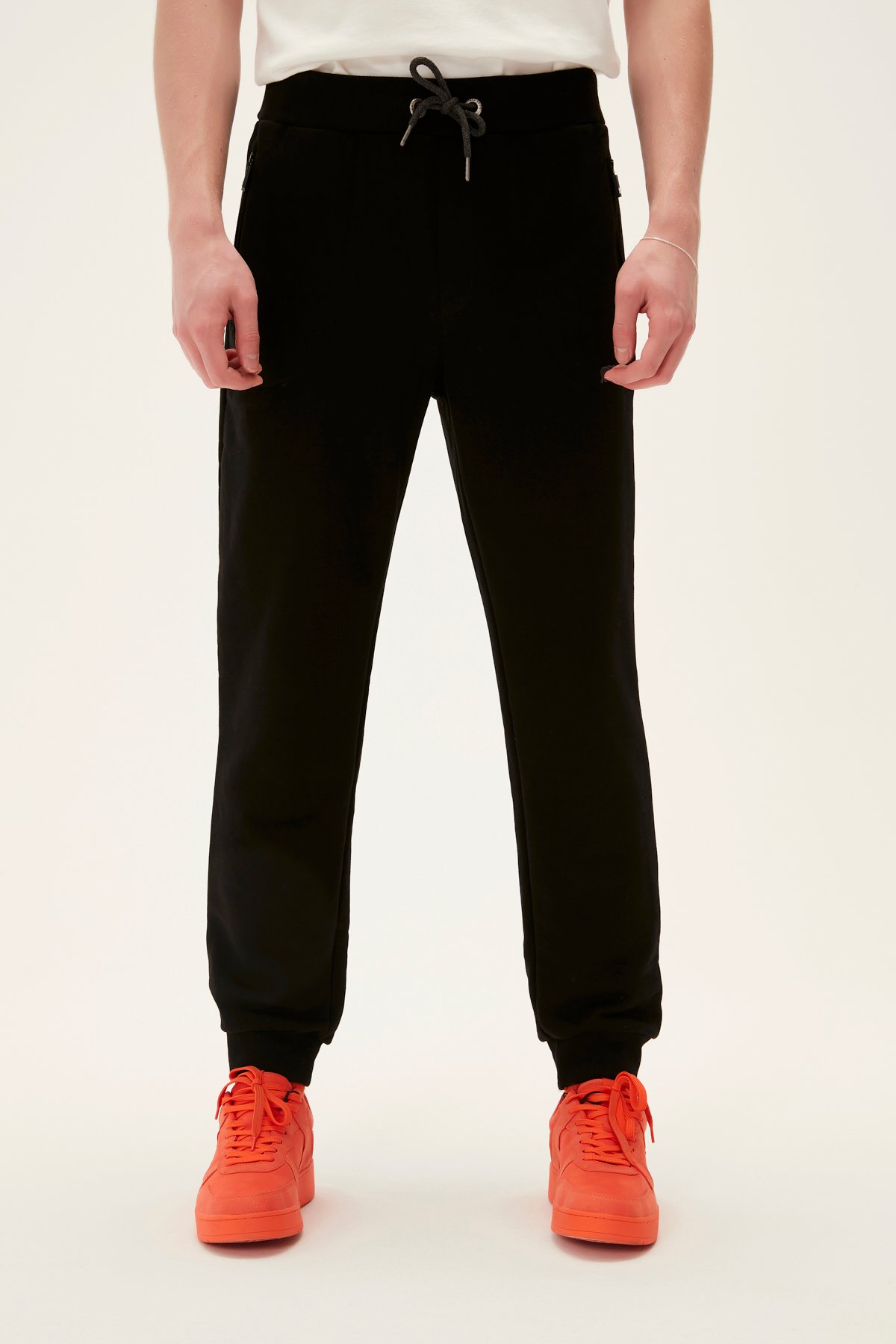 Bad Bear Erkek Turuncu Dar Paça Backup Sweatpant Eşofman