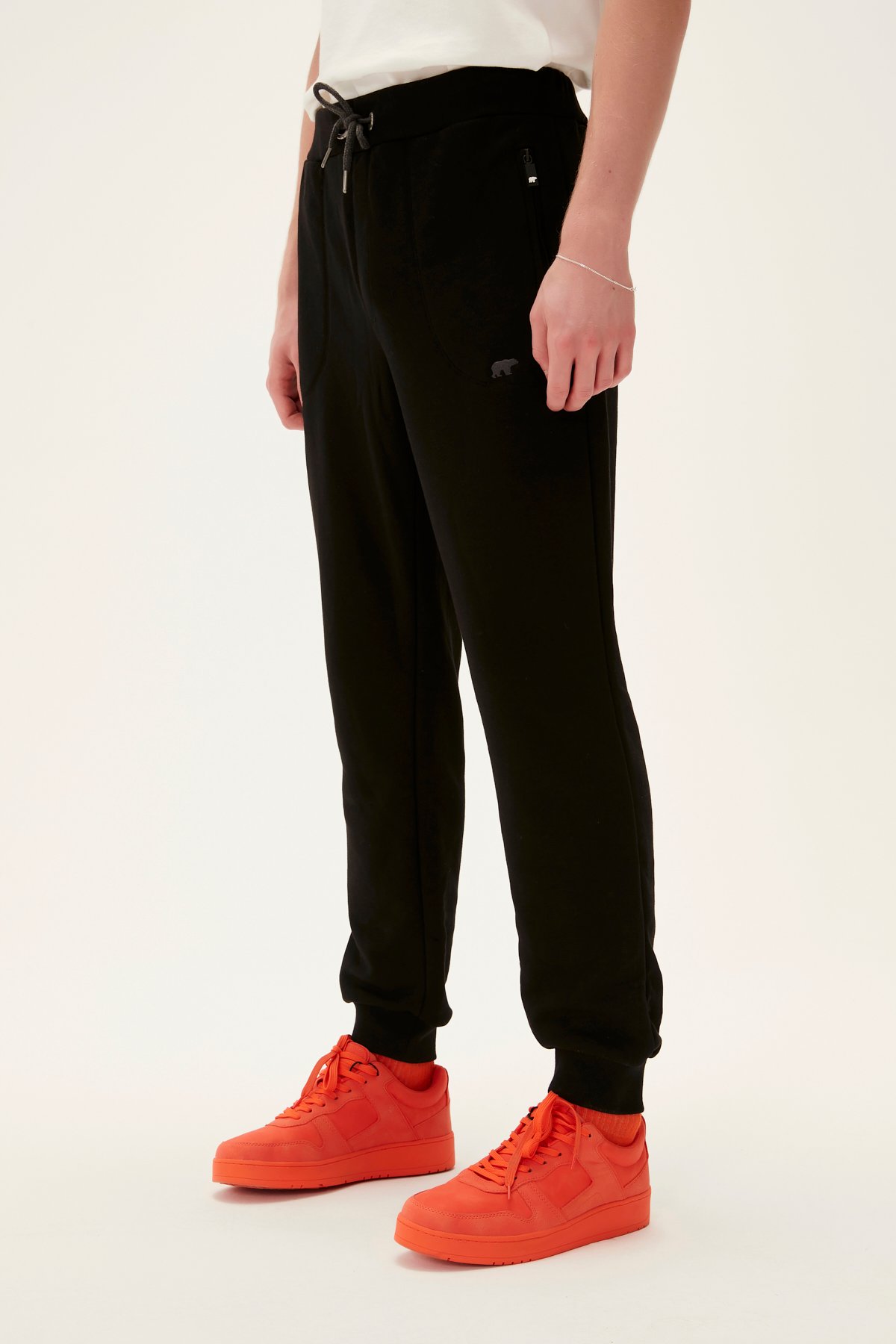 Bad Bear Erkek Turuncu Dar Paça Backup Sweatpant Eşofman