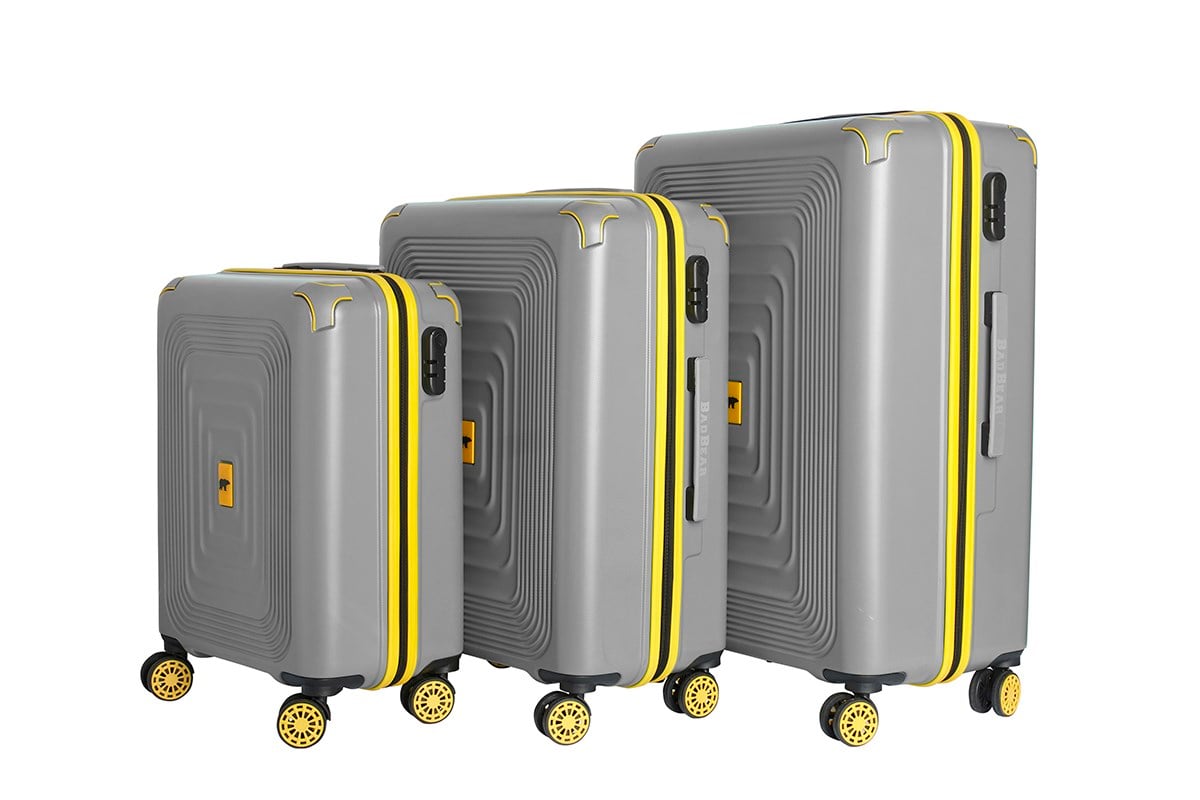 Bad Bear Gri Orta Boy Wagon Suıtcase Bavul