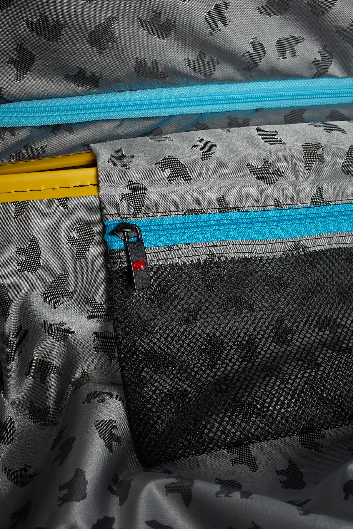 Bad Bear Gri Orta Boy Wagon Suıtcase Bavul