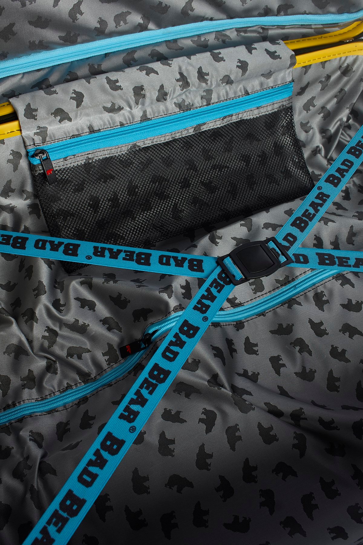 Bad Bear Gri Orta Boy Wagon Suıtcase Bavul