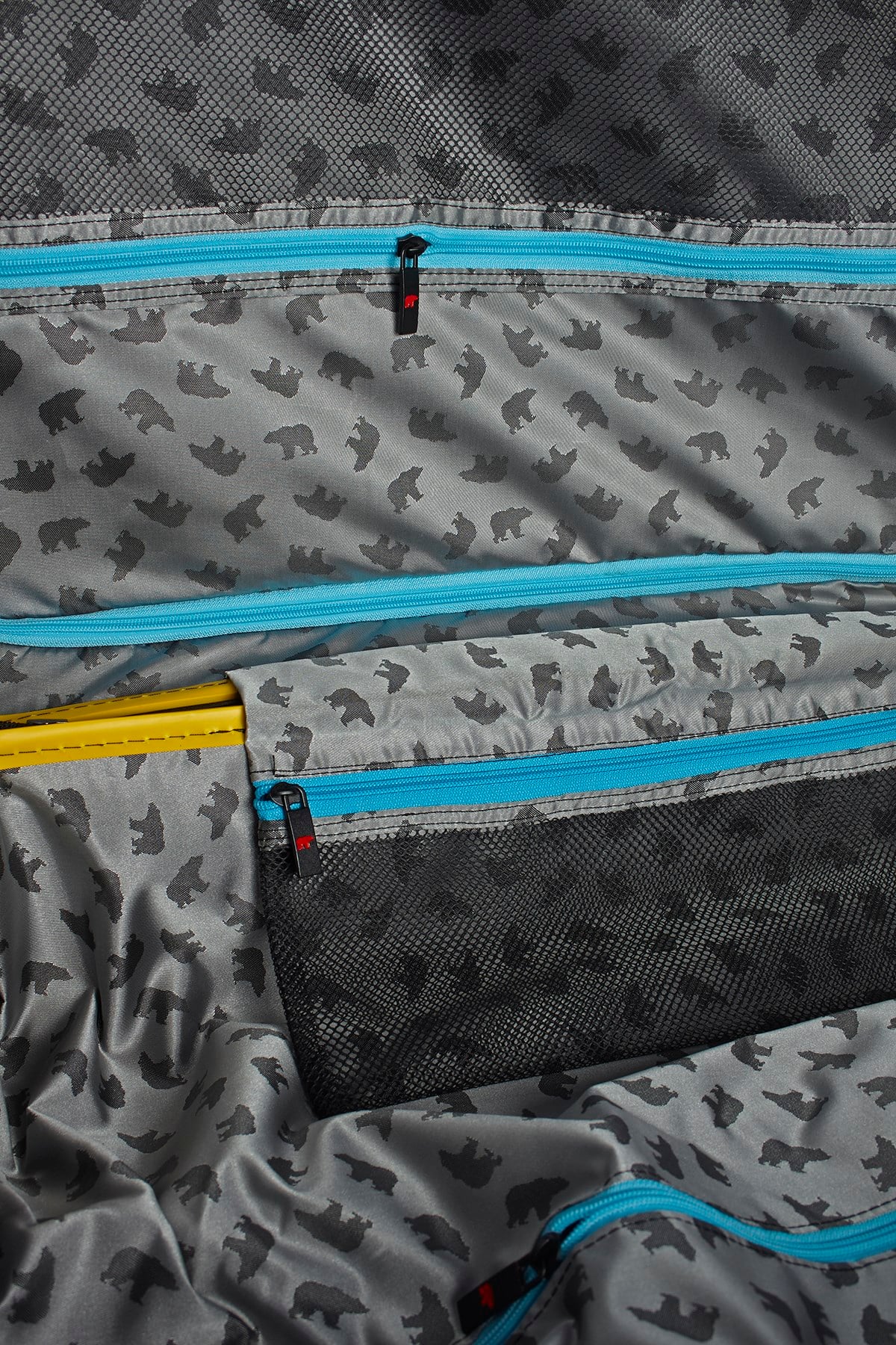 Bad Bear Gri Orta Boy Wagon Suıtcase Bavul