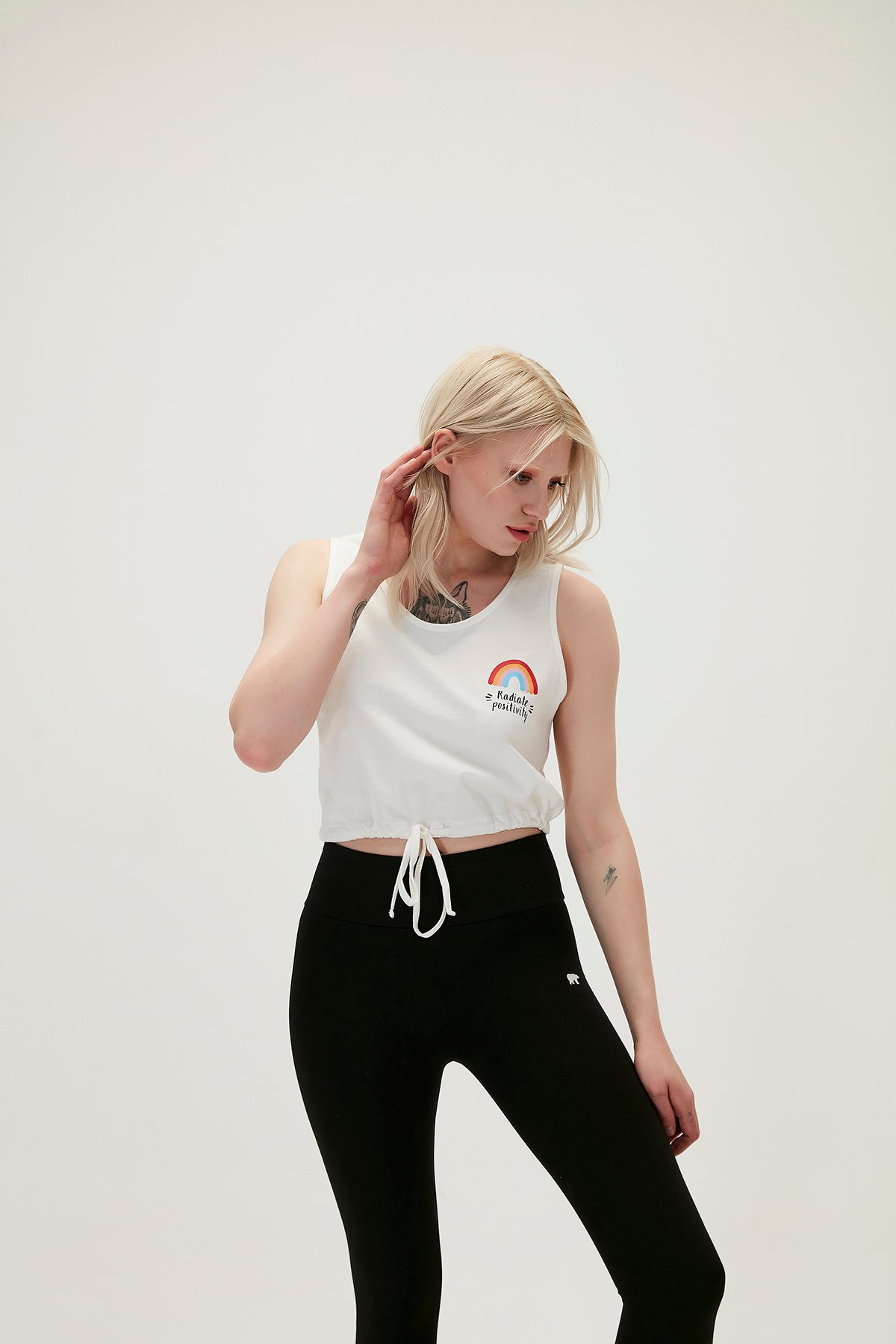 Bad Bear Kadın Kırık Beyaz Atlet Postıve Tank -Top